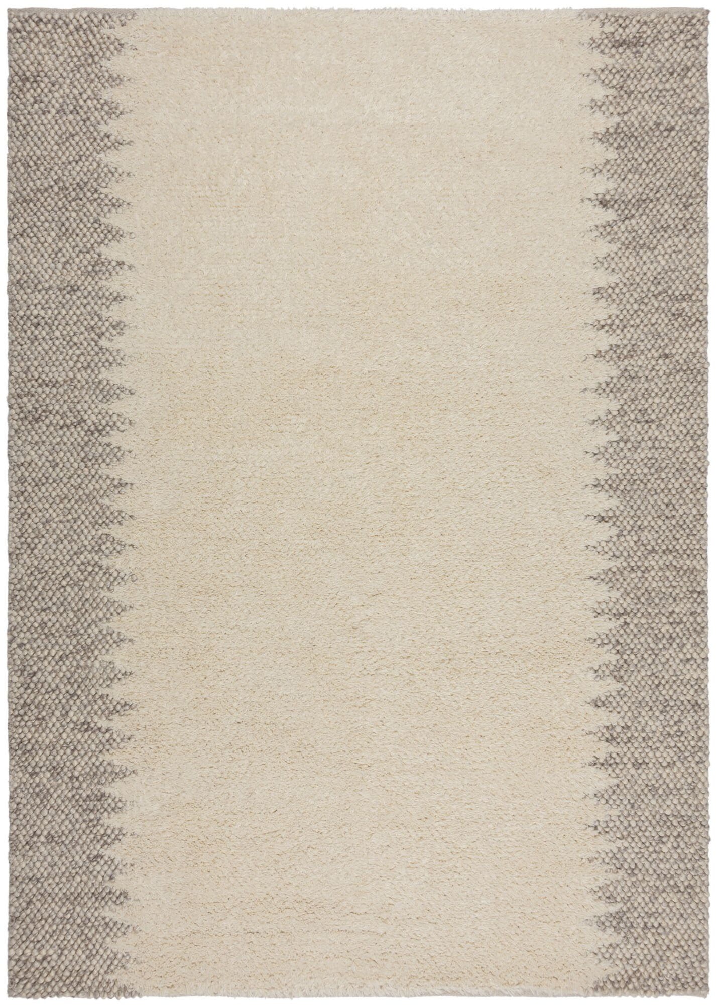 FLAIR RUGS Wollteppich "Minerals Border" rechteckig 3 mm Höhe Wolle, Teppic günstig online kaufen