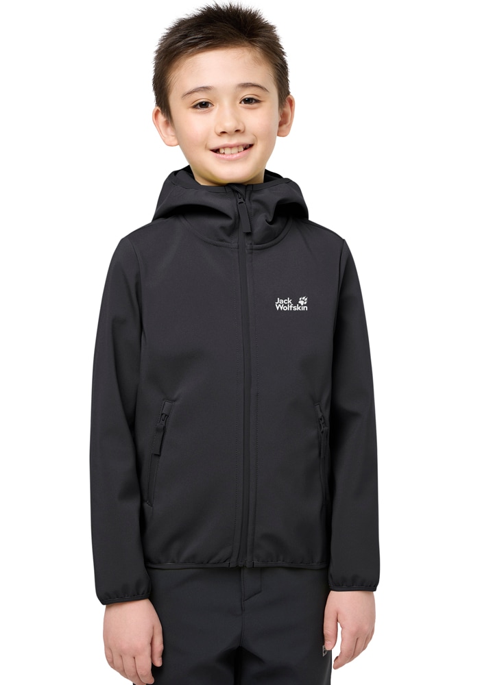 Jack Wolfskin Softshelljacke »FOURWINDS JACKET KIDS«, mit Kapuze