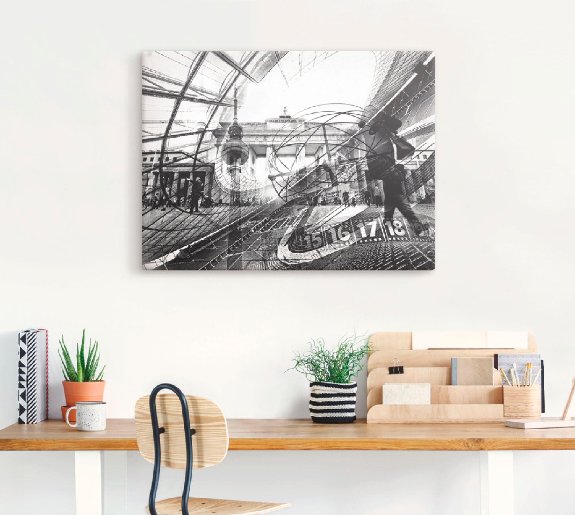 Artland Wandbild »Berlin Skyline I«, Deutschland, (1 St.), als Poster in verschied. Größen