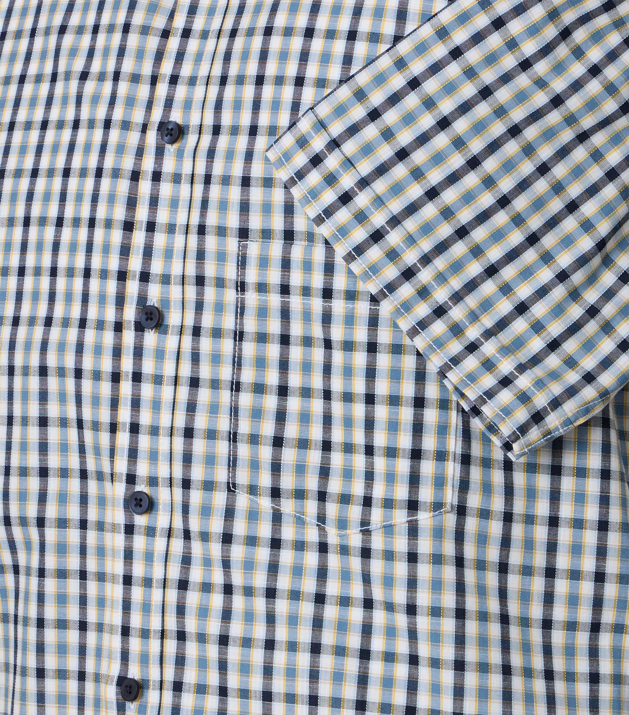 CASAMODA Kurzarmhemd »CASAMODA Freizeithemd Kurzarm kariert«