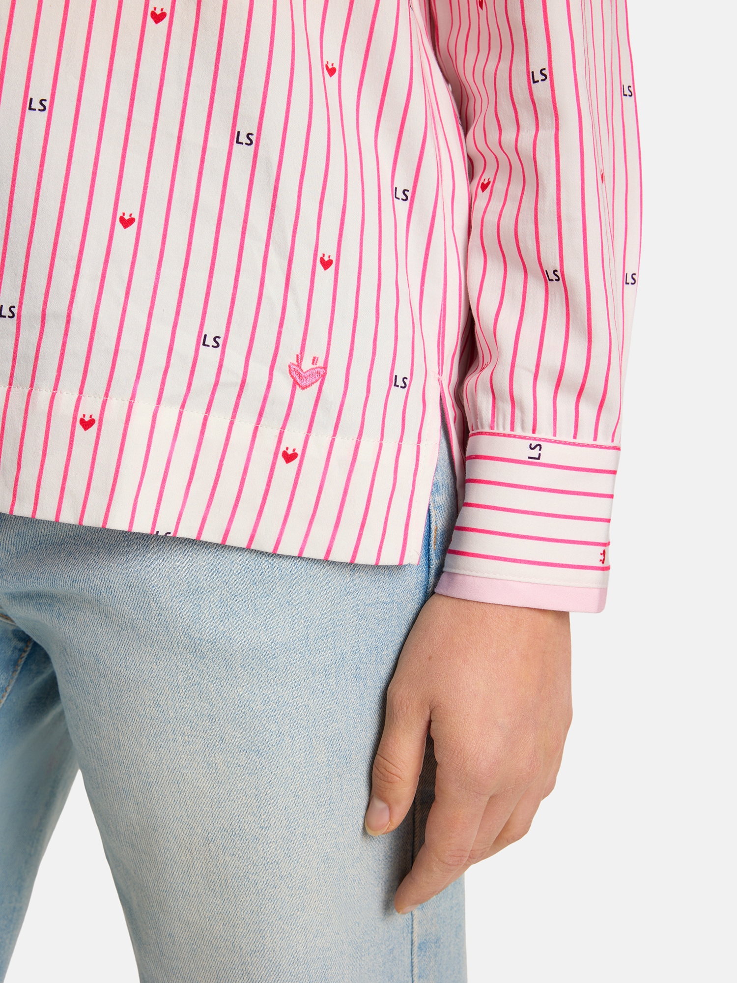 Lieblingsstück Hemdbluse »MarlaL« aus Baumwolle und Viskose