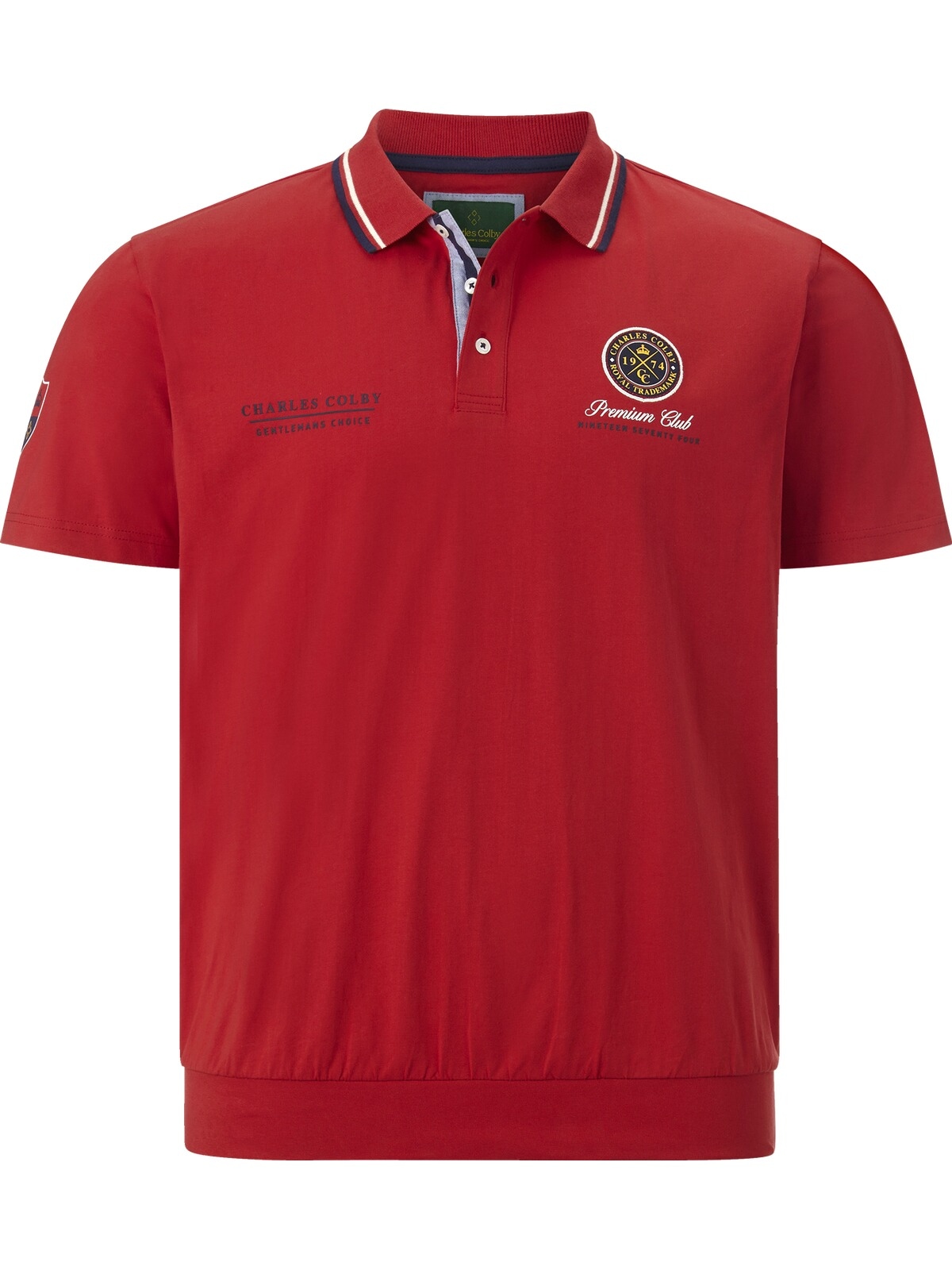 Charles Colby Poloshirt »Poloshirt EARL JOYLIN«, (1 tlg.), mit eleganten Details