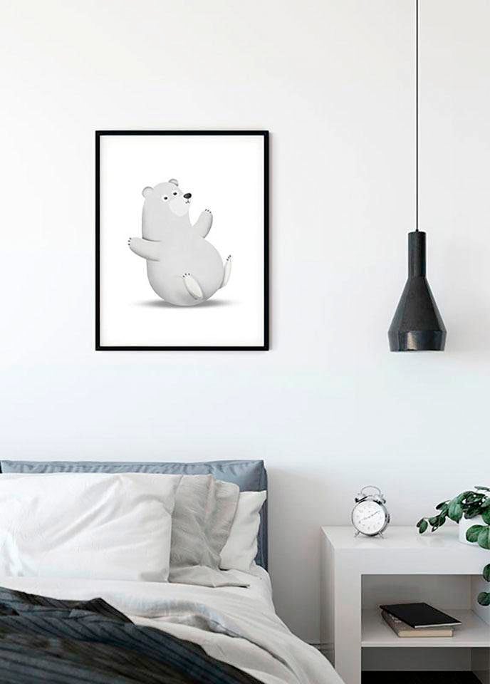 Komar Bild »Cute Animal Polar Bear«, Tiere, (1 St.), Wandbild zur Dekoration - ohne Rahmen