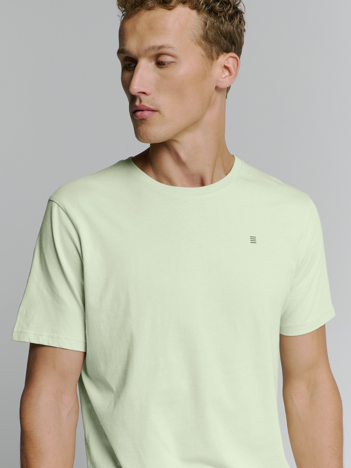 NO EXCESS T-Shirt »No Excess Basic Rundhals T-Shirt T-Shirt Crewneck Solid Basic«