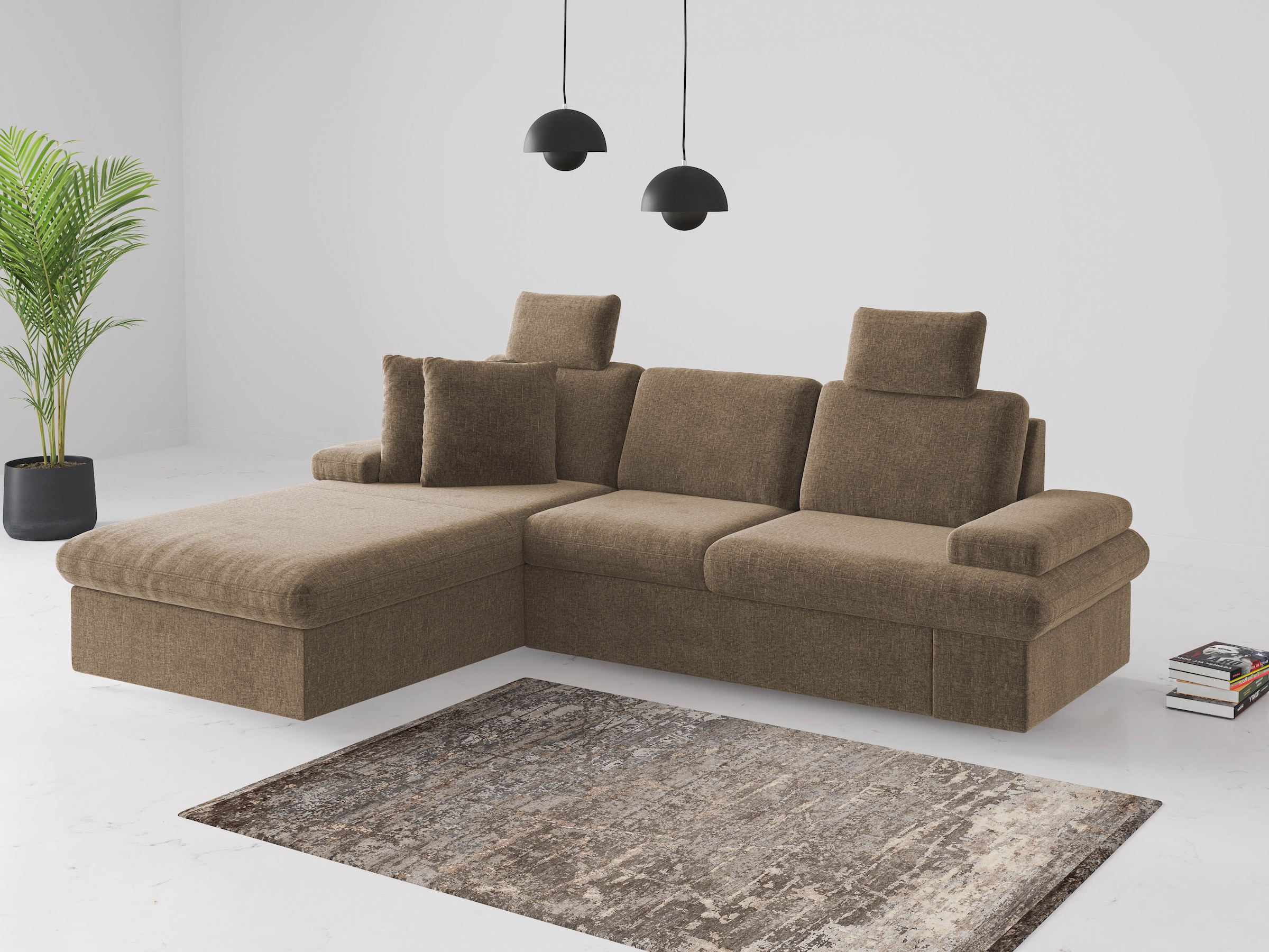 sit&more Ecksofa "Moreno", mit Armteilverstellung,wahlweise mit Bettfunktio günstig online kaufen