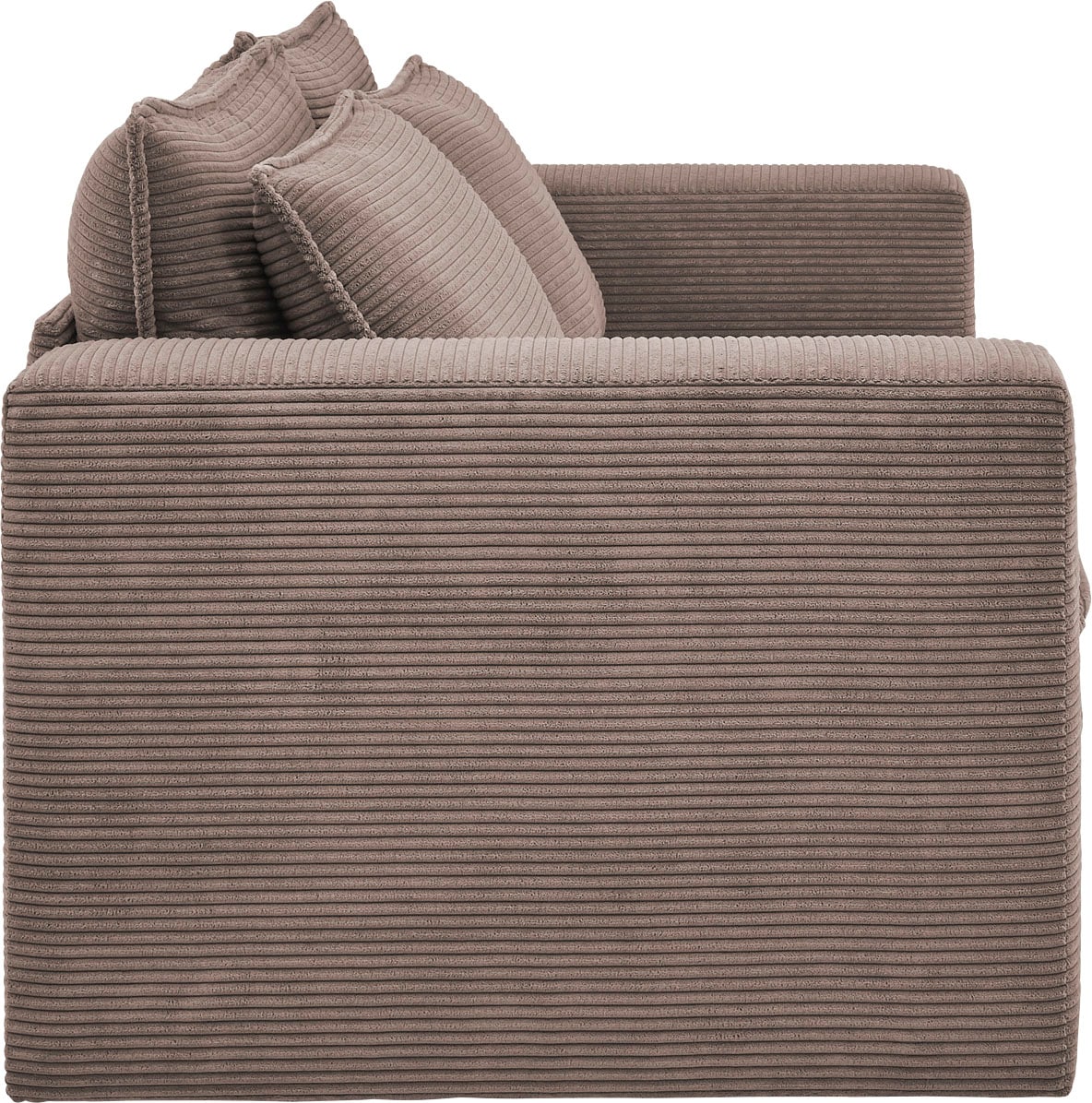 Places of Style 2-Sitzer »PIAGGE«, Hochwertiger Cord mit weicher Velours-Struktur