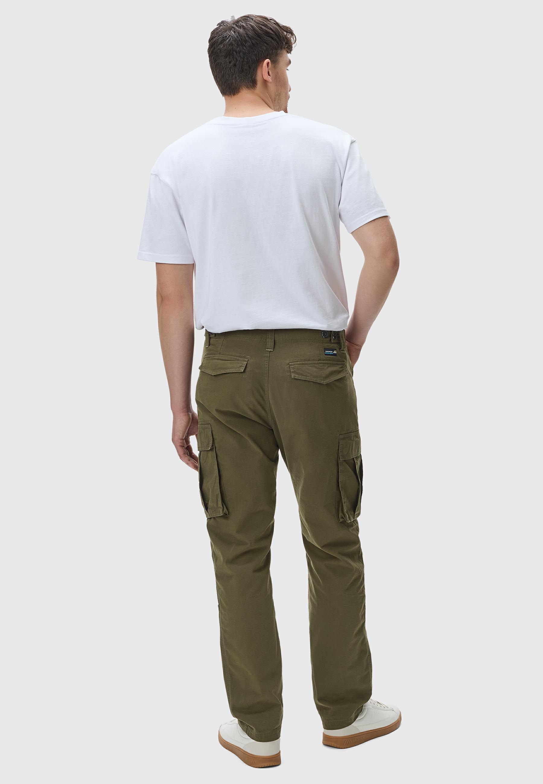Ragwear Cargohose »Merly Long«, (1 tlg.), modische Herren Cargo mit großen Pattentaschen
