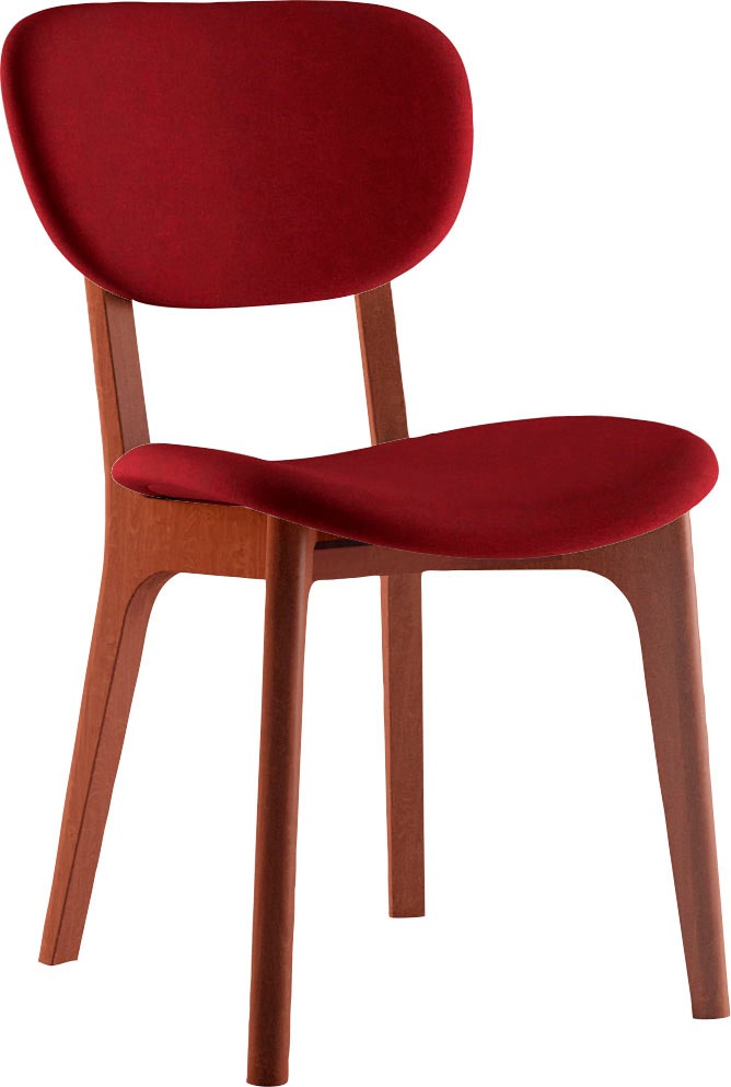 Home affaire Stuhl "COZY Made in Italy" (Set) 2 Stk.Gestell in Buche, Kirsc günstig online kaufen