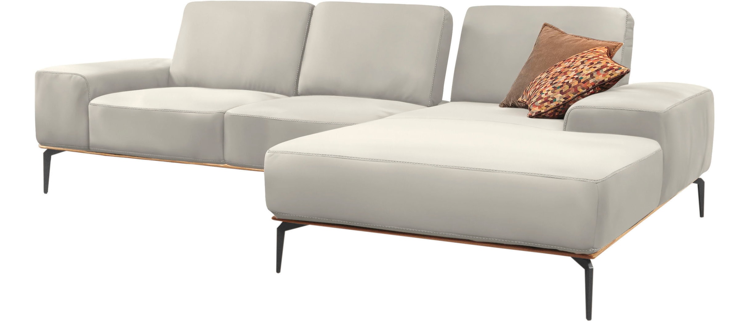 W.SCHILLIG Ecksofa "run, Designsofa mit tollem Sitzkomfort, bequem, L-Form" günstig online kaufen