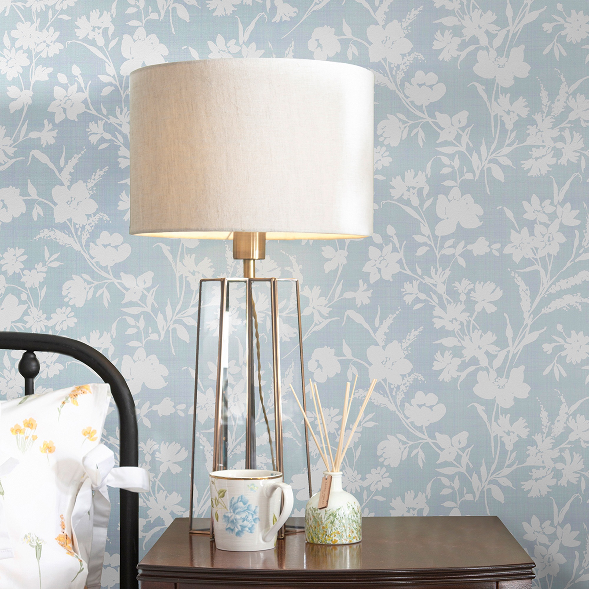 LAURA ASHLEY Vliestapete "RYE" floral glatt Design Tapeten