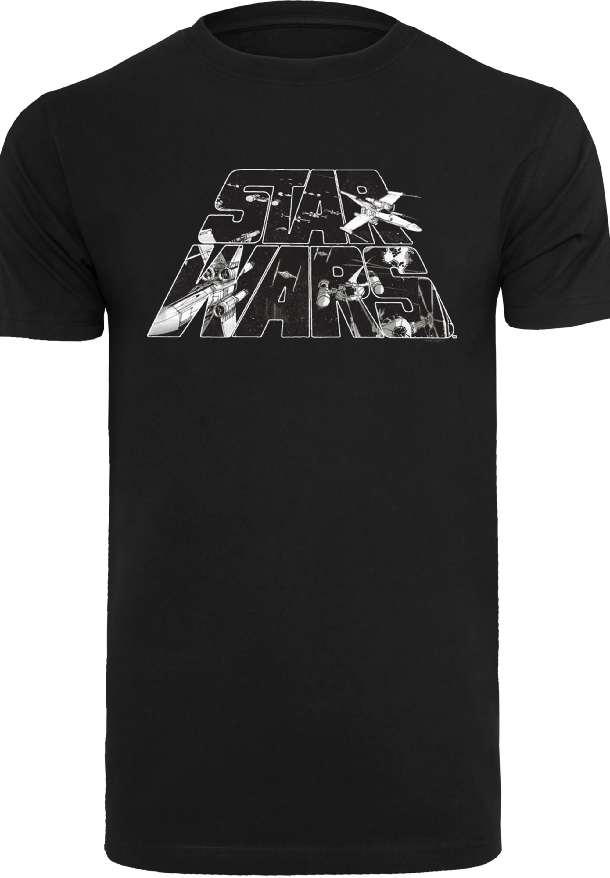 F4NT4STIC T-Shirt »Star Wars Logo Space Sketch«, Herren,Premium Merch,Regular-Fit,Basic,Bedruckt