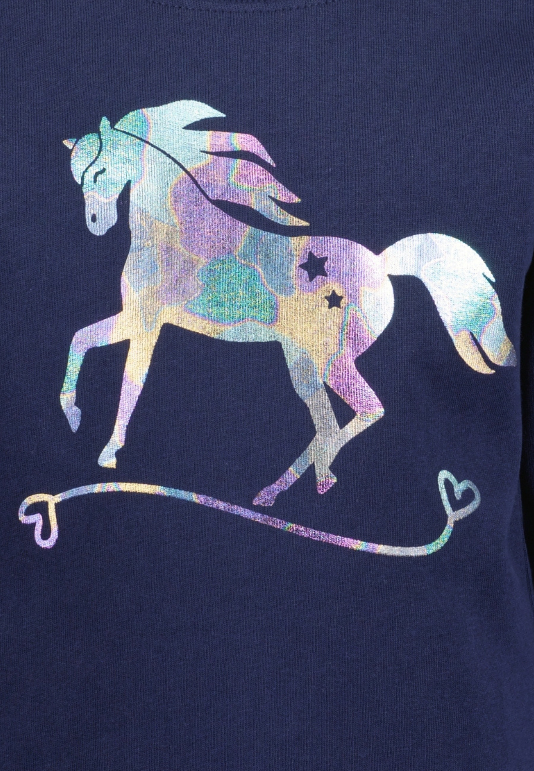 Thumbnail - Blue Seven Sweatshirt, mit tollem Pflerdemotiv