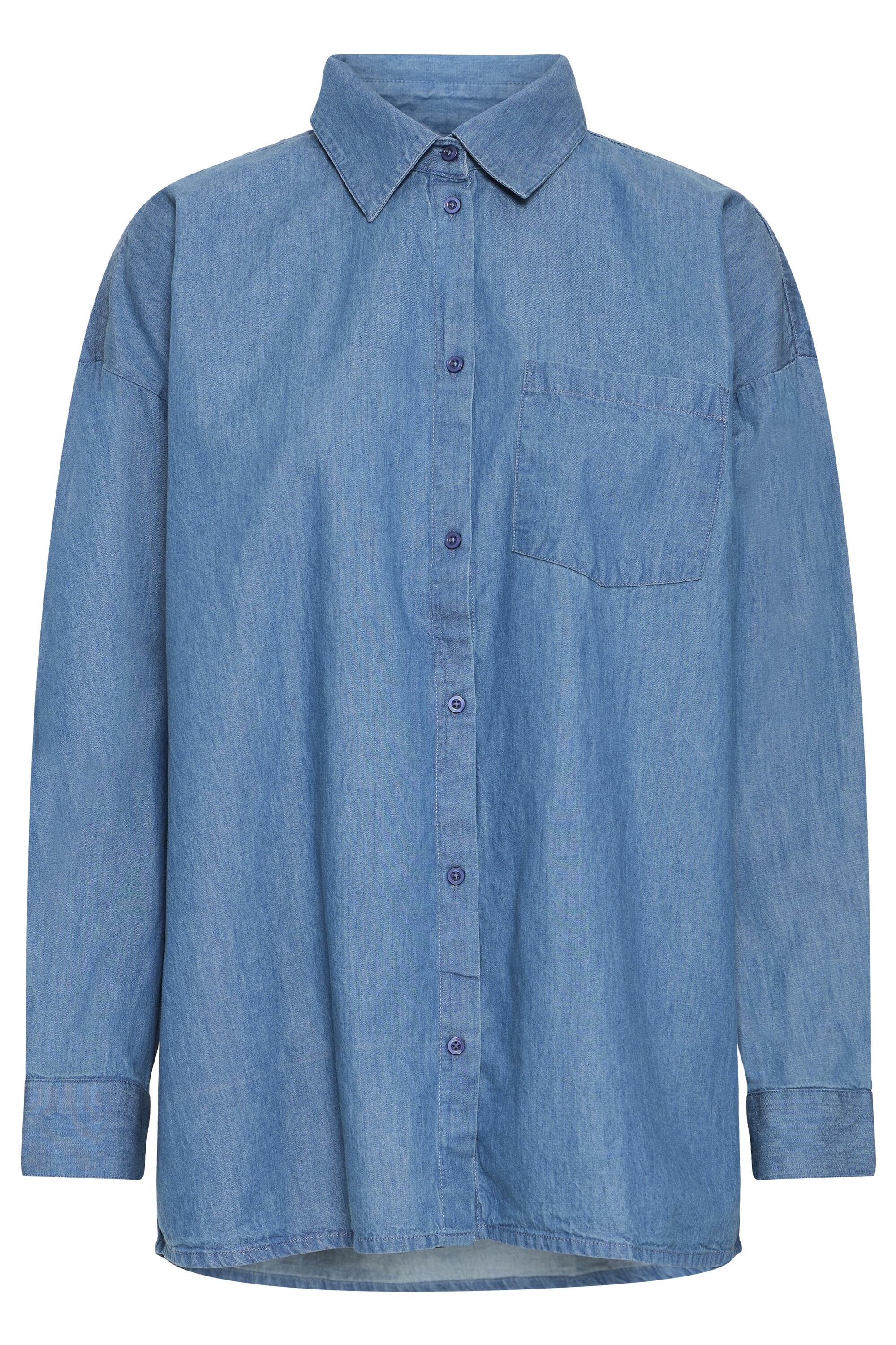 Ichi Hemdbluse "Damen Langarm-Hemd IHBALLO"