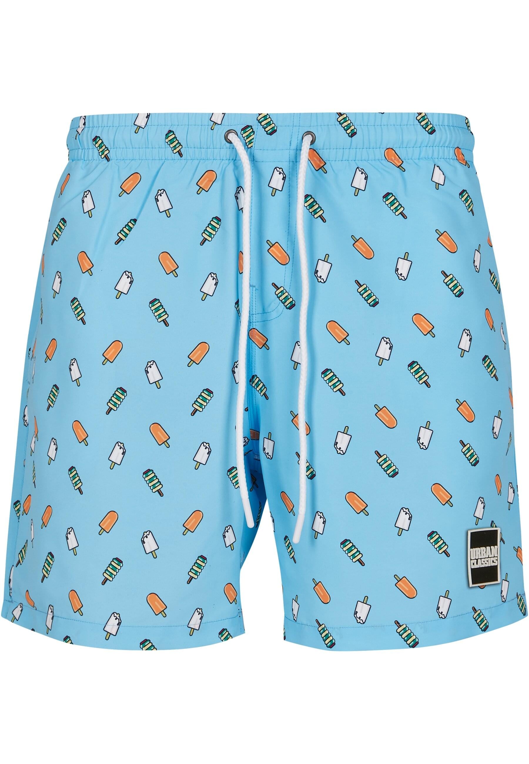 URBAN CLASSICS Badeshorts "Urban Classics Herren Pattern Swim Shorts"