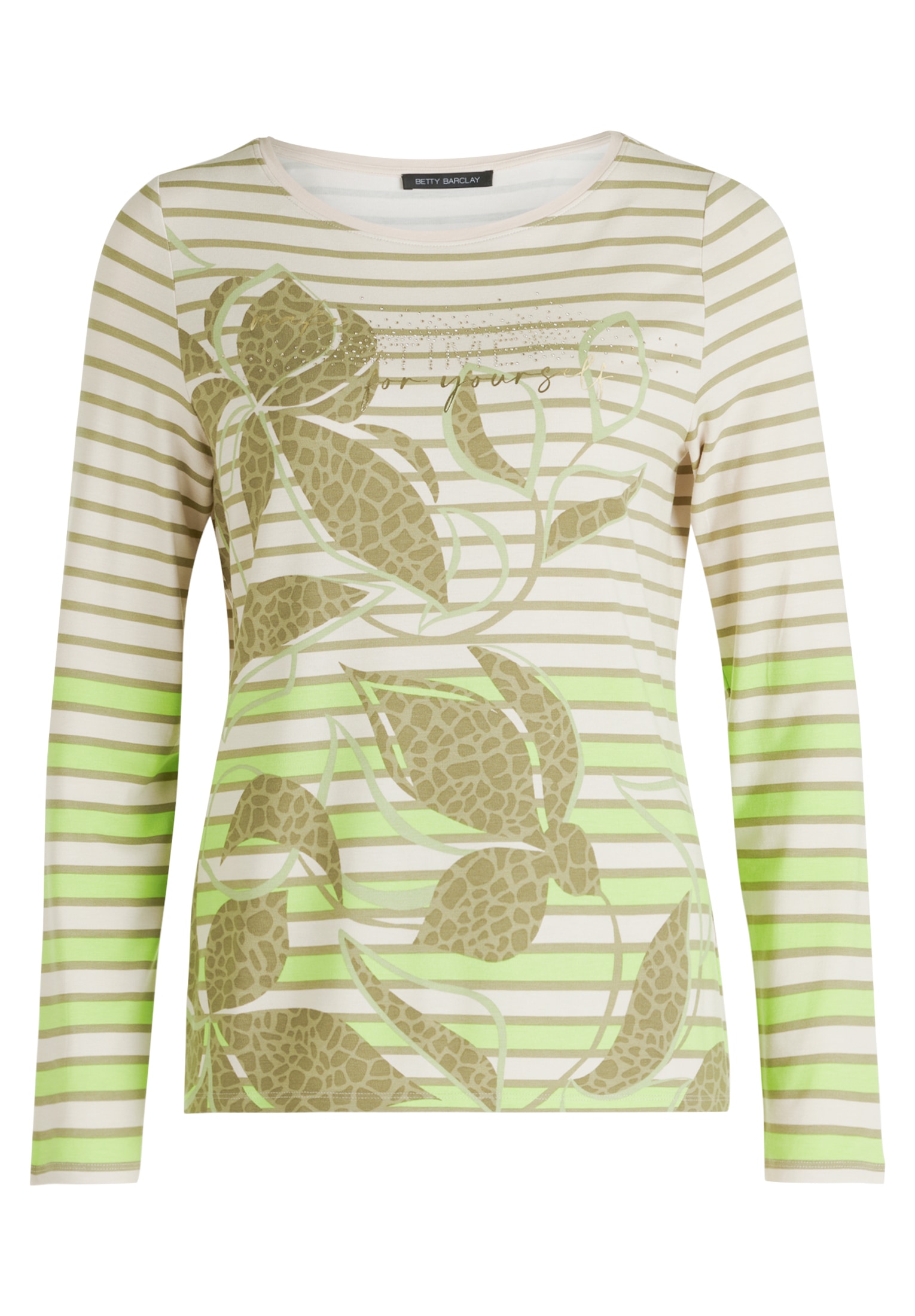 Betty Barclay 3/4-Arm-Shirt "Betty Barclay Ringelshirt mit U-Boot-Ausschnit günstig online kaufen