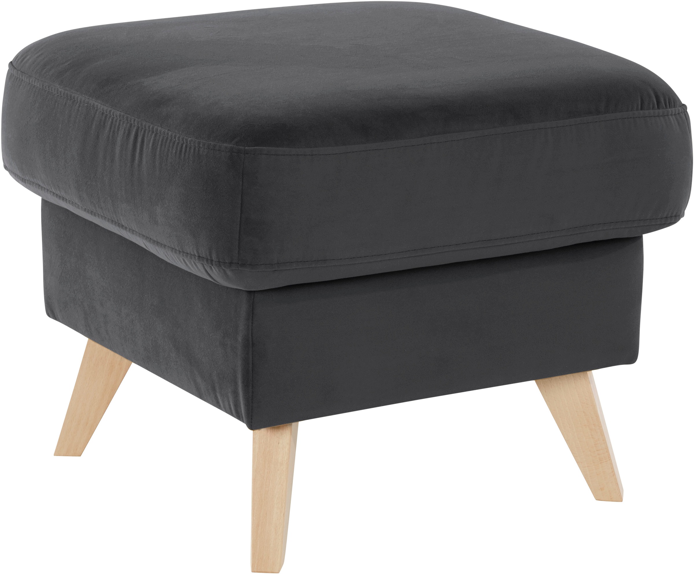 exxpo - sofa fashion Hocker "Nappa mit praktischem Staufach unter der Sitzf günstig online kaufen