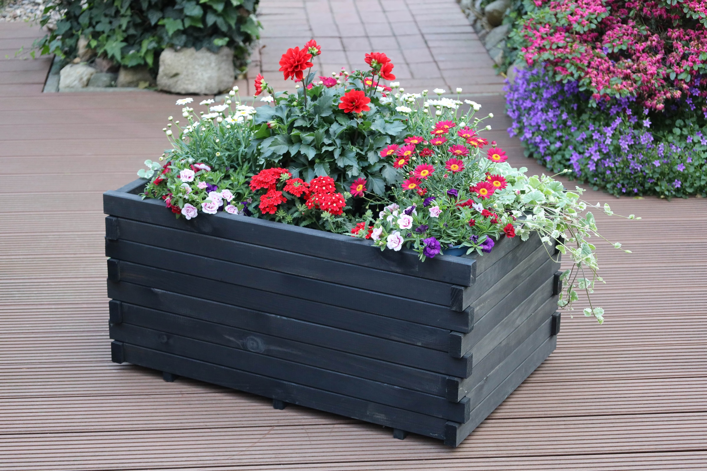 promadino Blumenkasten »Siena«, BxTxH: 80x50x39 cm