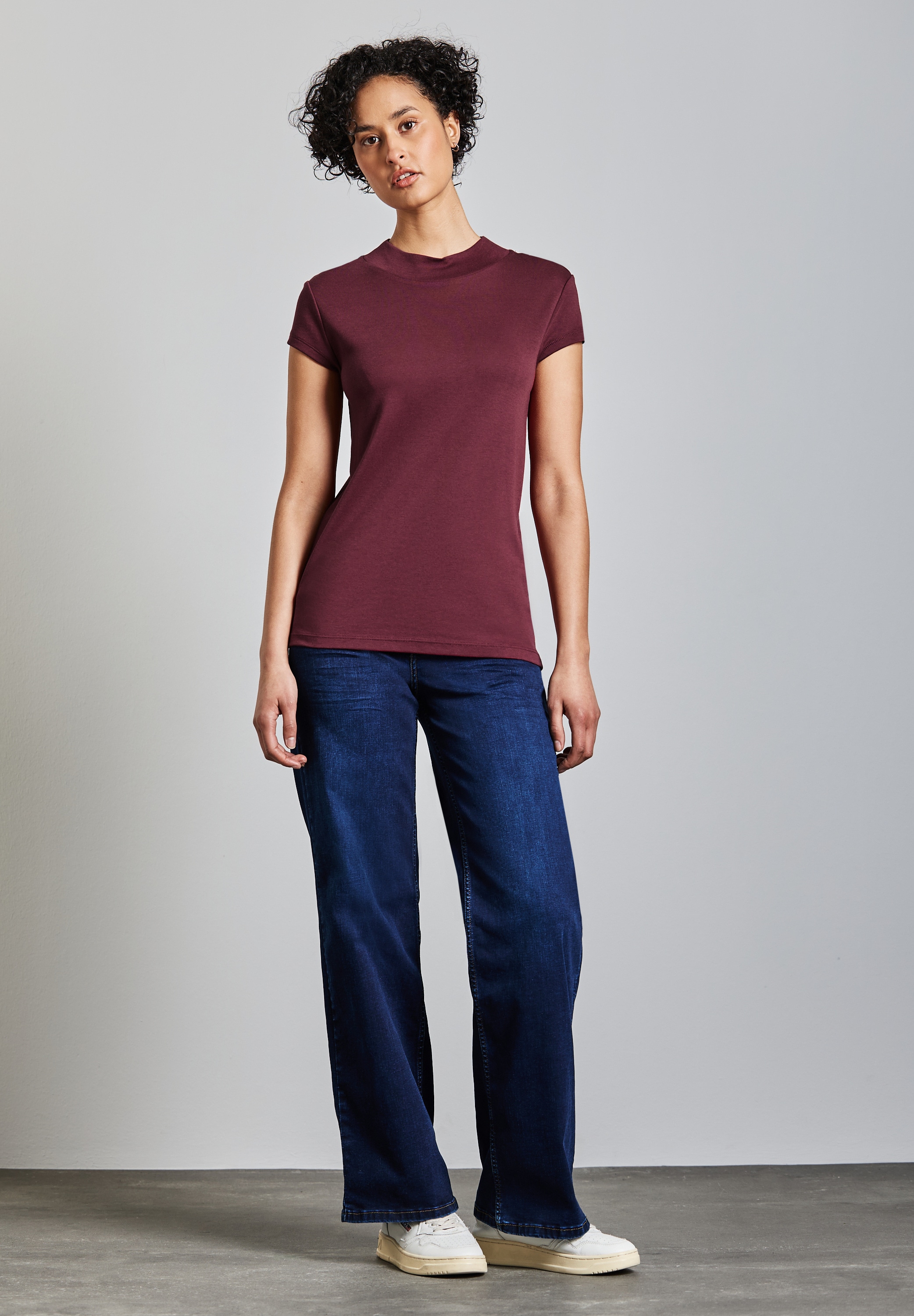 STREET ONE T-Shirt, mit Turtleneck