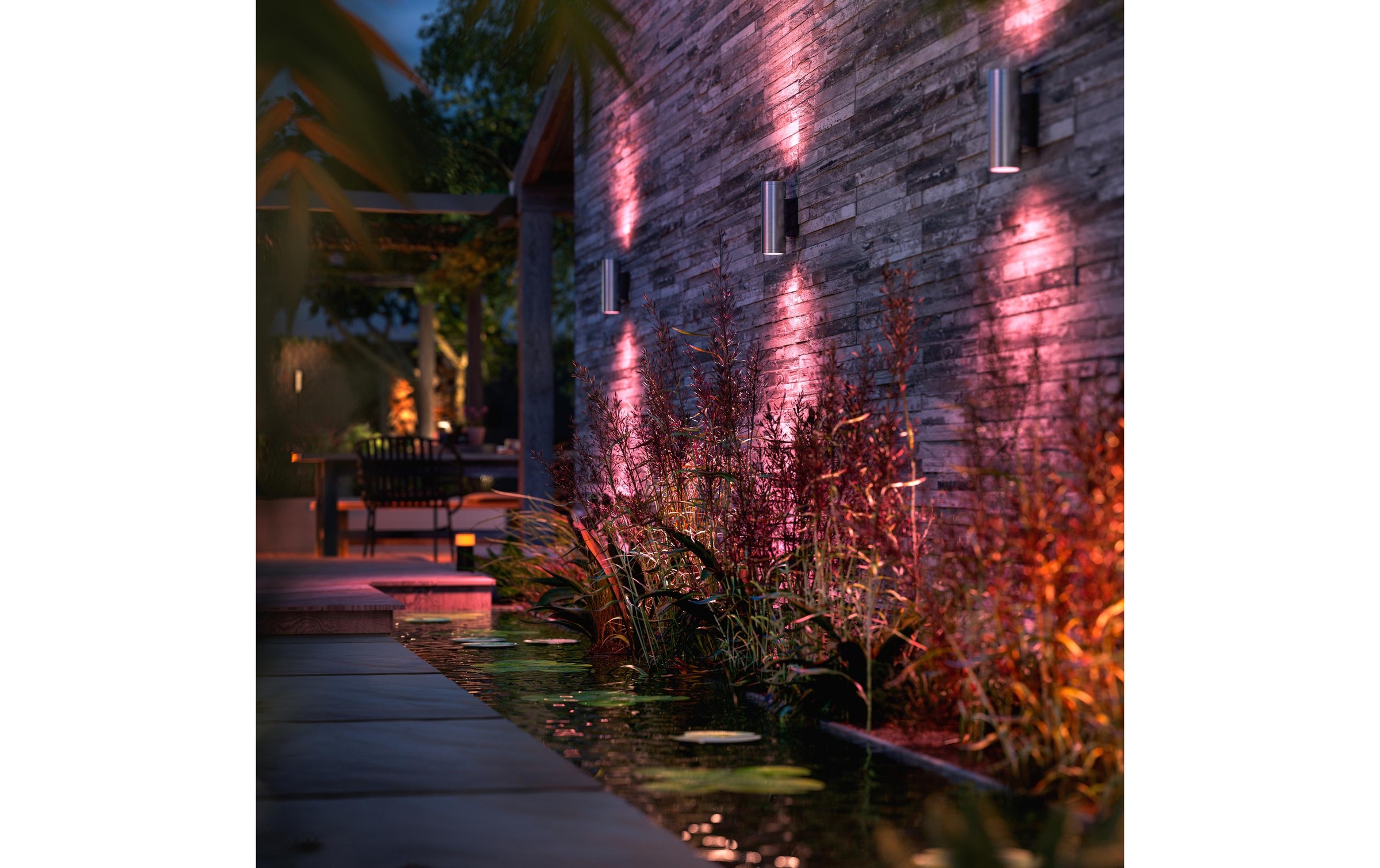 Philips Hue Wandstrahler »App« Farbwechsler | Kaltweiß | Neutralweiß | Tageslichtweiß | Warmweiß