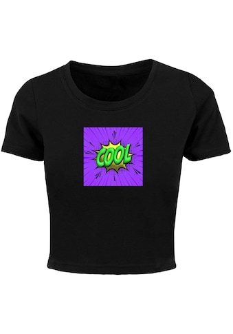 T-Shirt »Merchcode Damen Ladies COOL Comic Cropped Tee«, (1 tlg.)