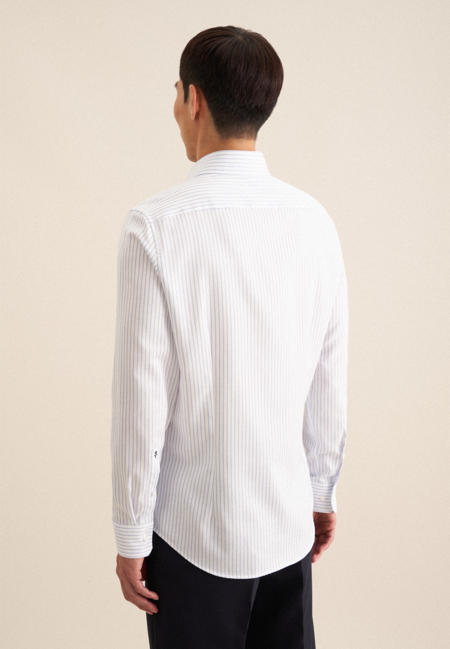 seidensticker Businesshemd "Slim", Slim Langarm Kentkragen Streifen günstig online kaufen