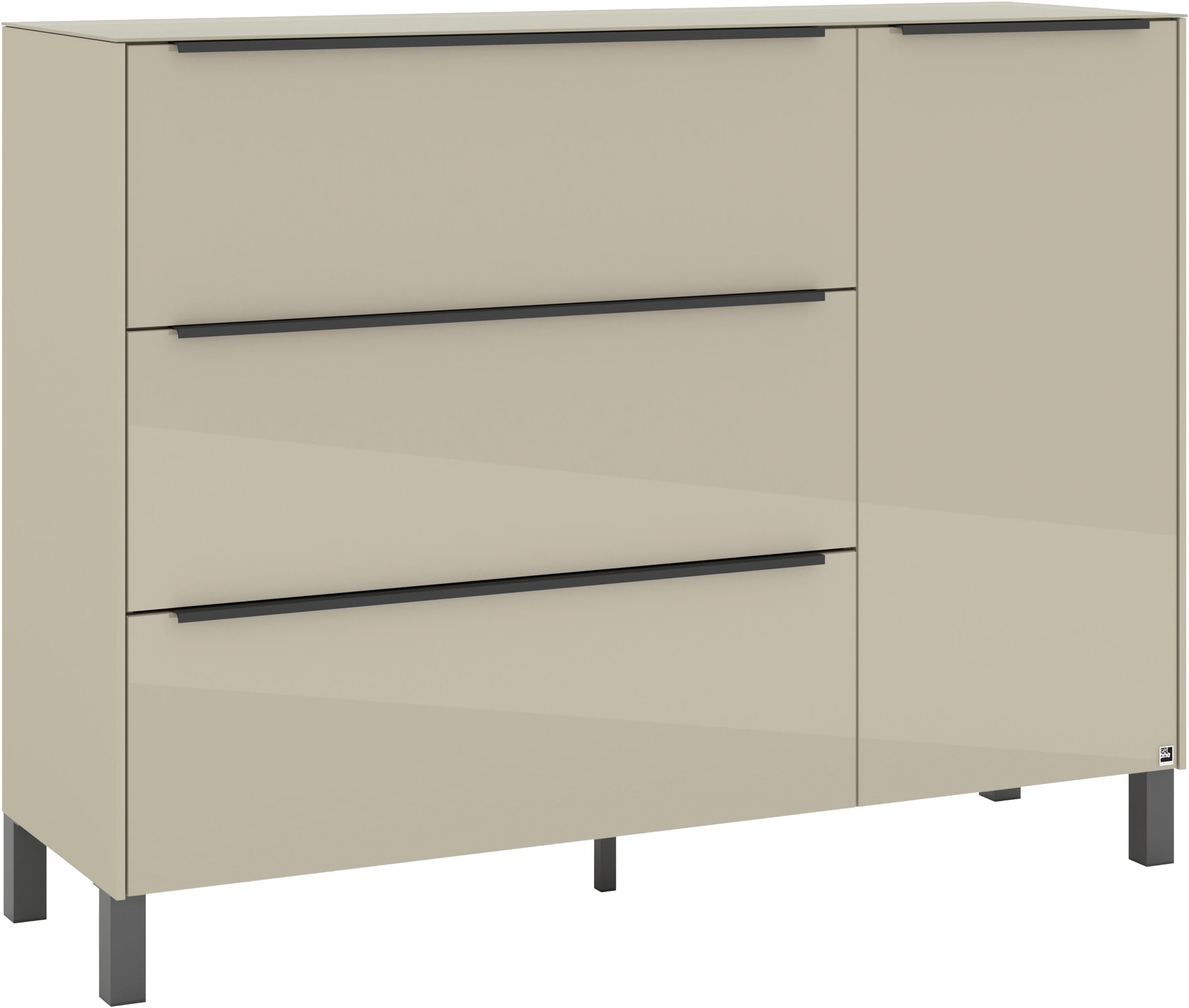set one by Musterring Sideboard »Reno« 1 Stk. tlg. Mit Vierkantfuß in diversen Farben, 106 cm Höhe & Farbauswahl