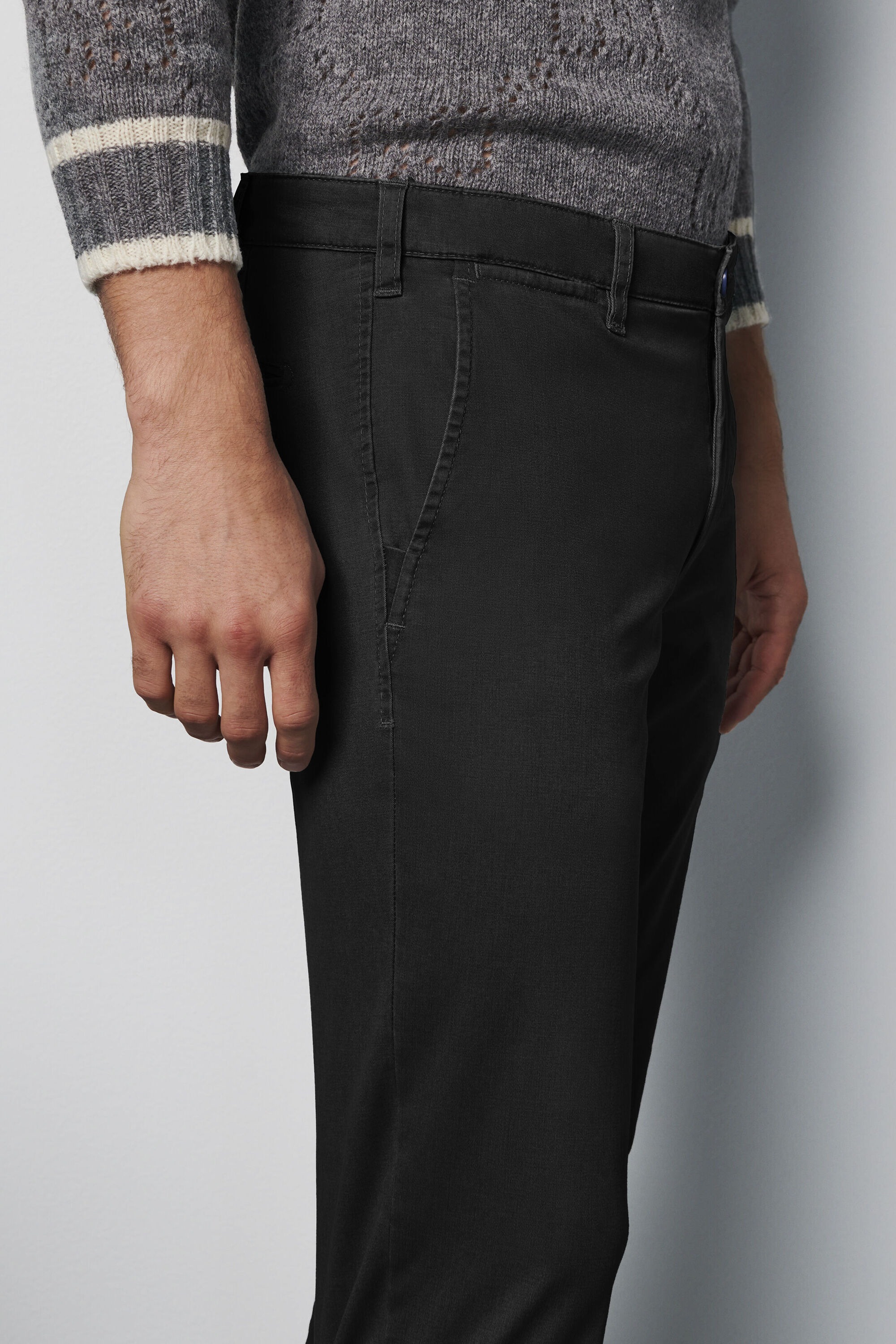 MEYER Chinos »M5 Chino«, im unifarbenen Design
