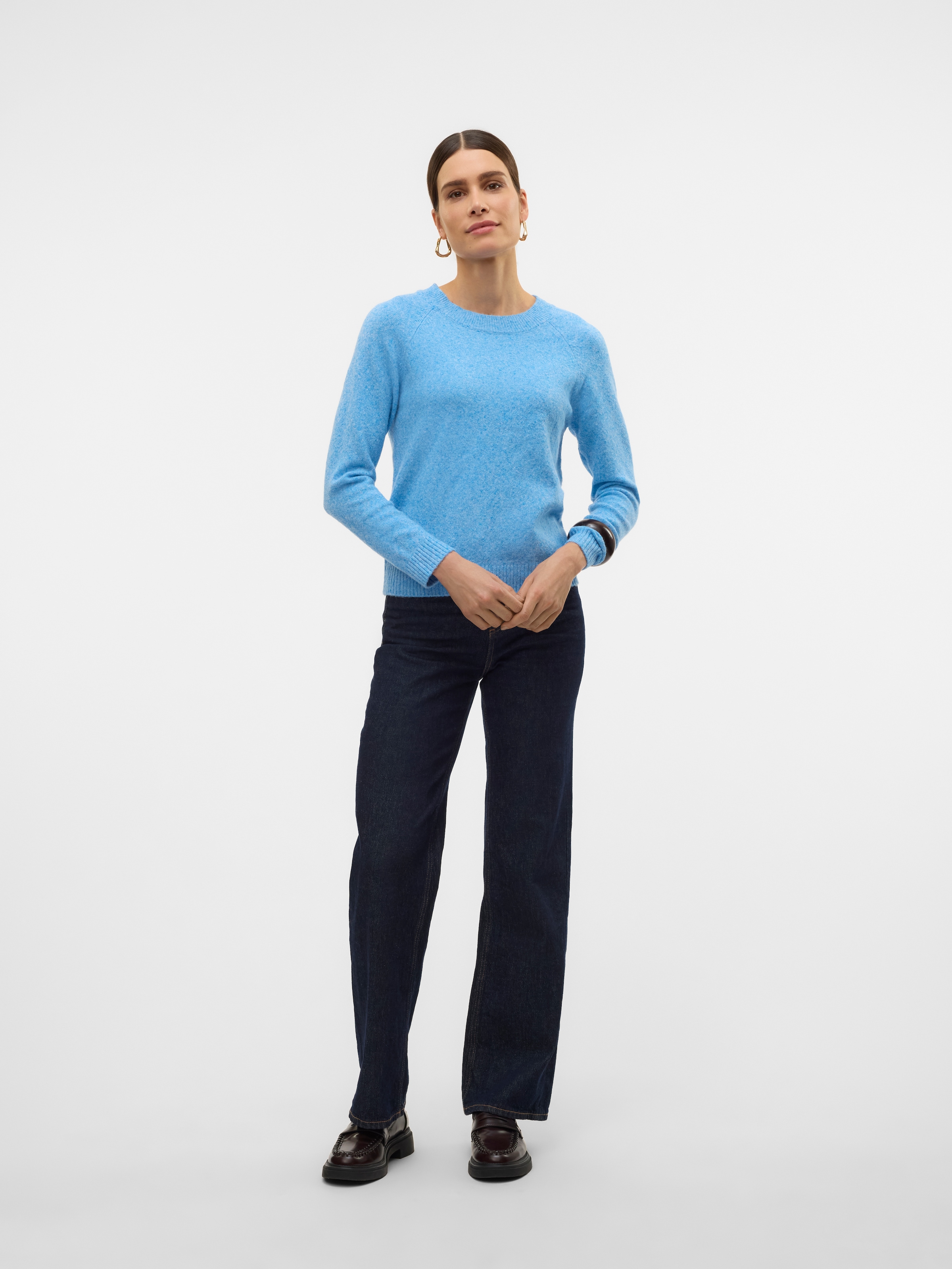 Vero Moda Rundhalspullover »VMDOFFY LS O-NECK BLOUSE GA NOOS«