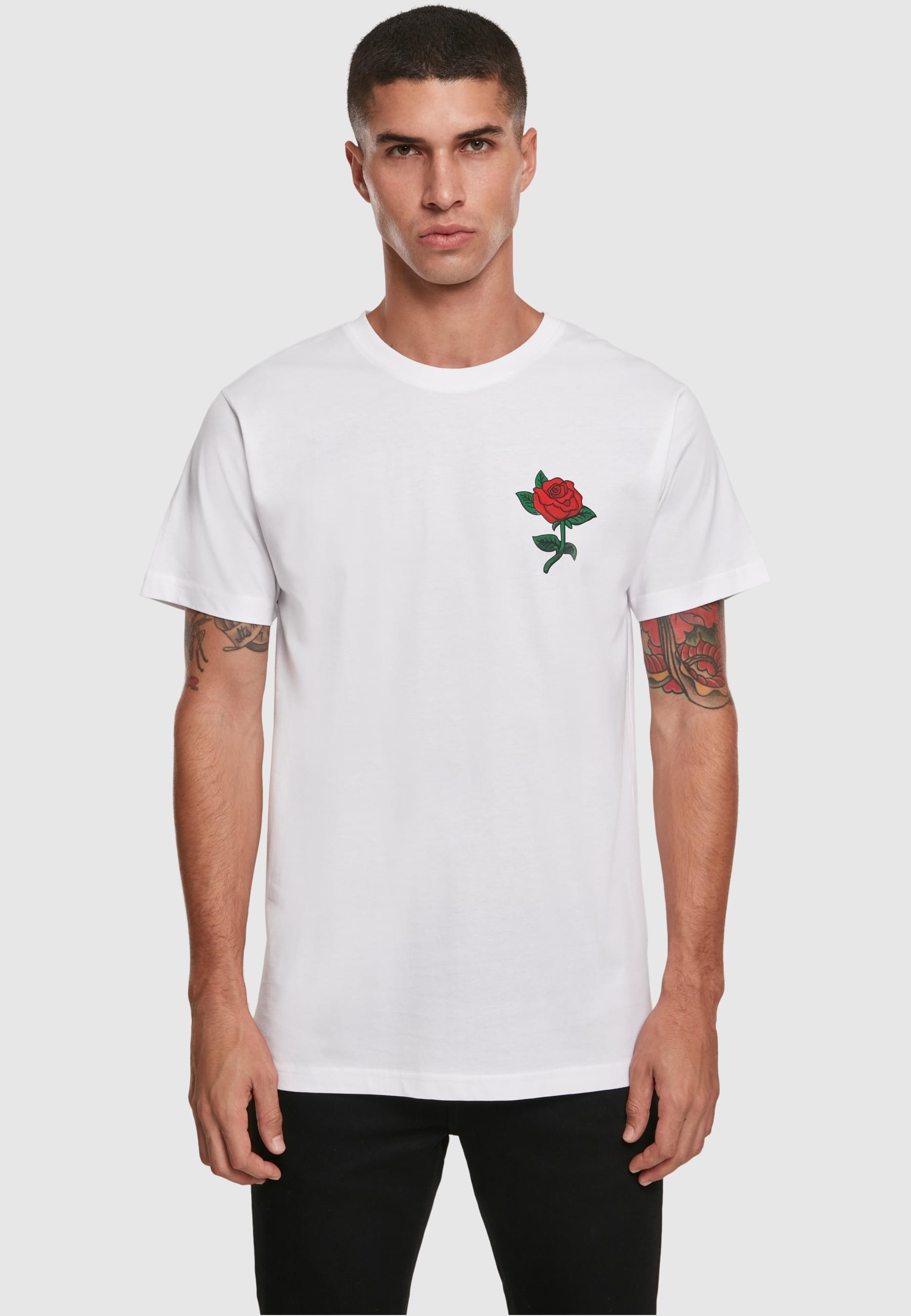 MisterTee T-Shirt »MisterTee Herren Rose Tee«, (1 tlg.)