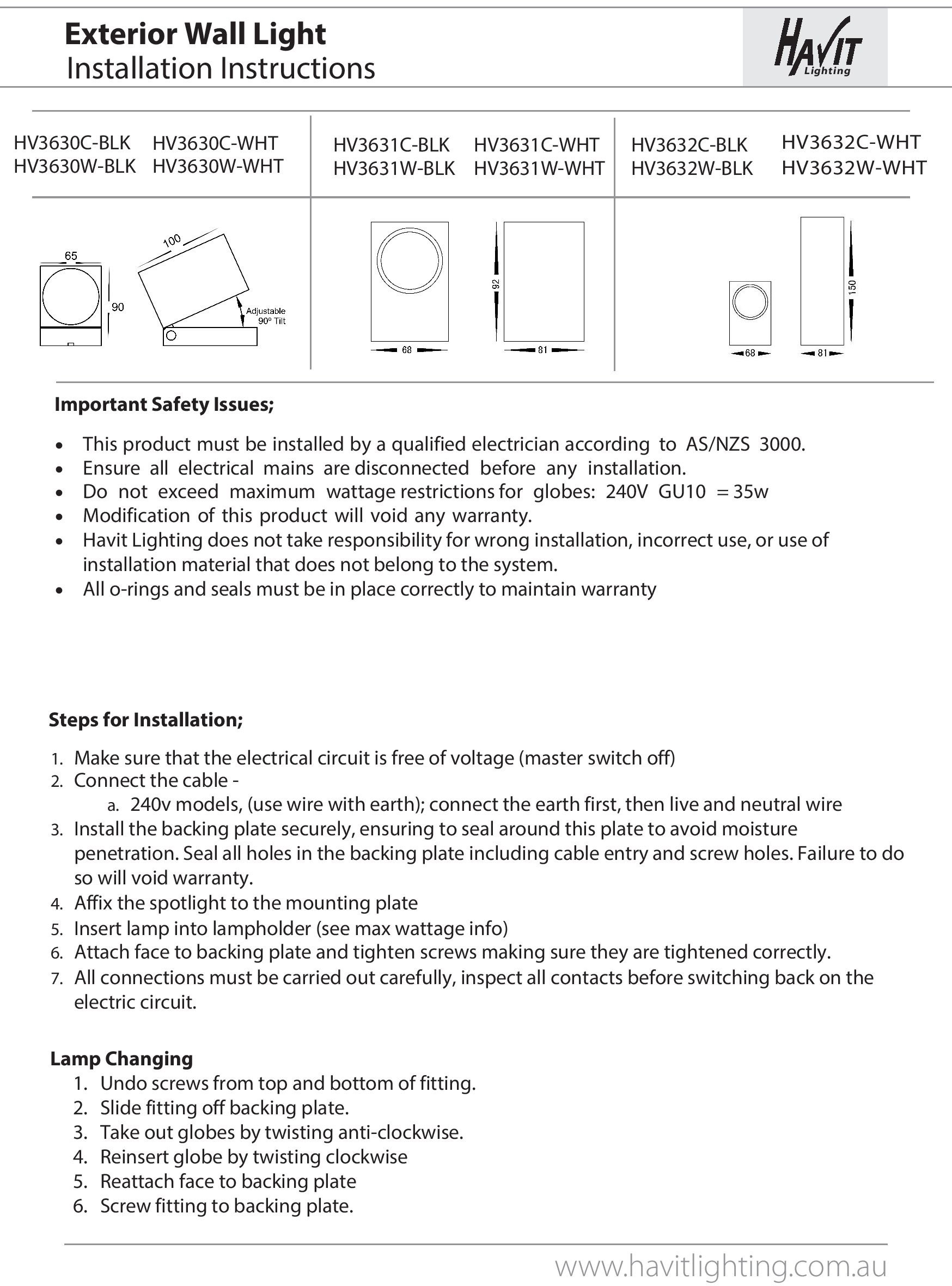 Havit Lighting LED Außen-Wandleuchte »ACCORD«, 1 flammig, Leuchtmittel GU10 | LED fest integriert