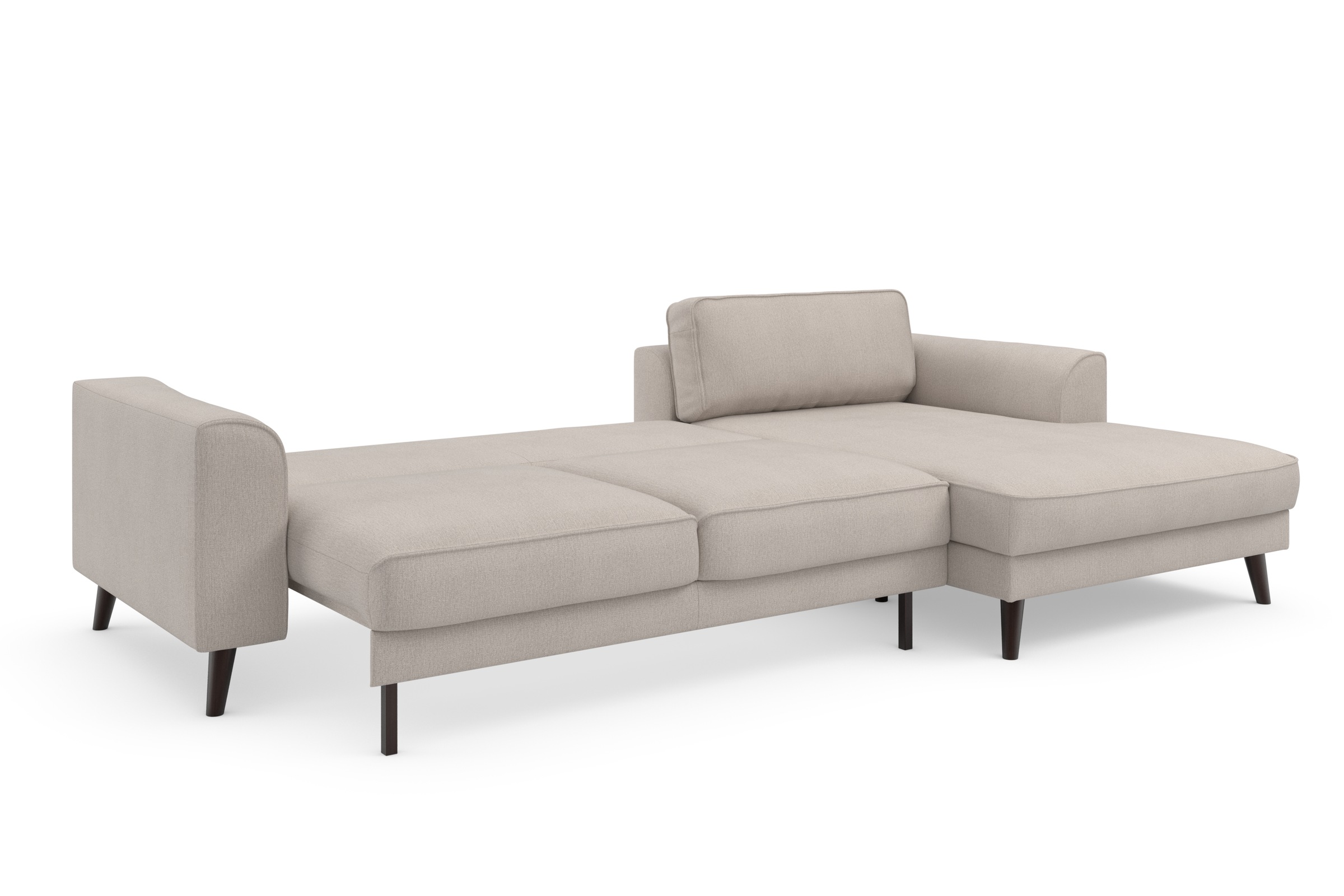 TRENDMANUFAKTUR Ecksofa »Lumber Jack, elegantes Designsofa, zeitlos modern, hoher Sitzkomfort«, wahlweise mit Bettfunktion u. Bettkasten, L-Form