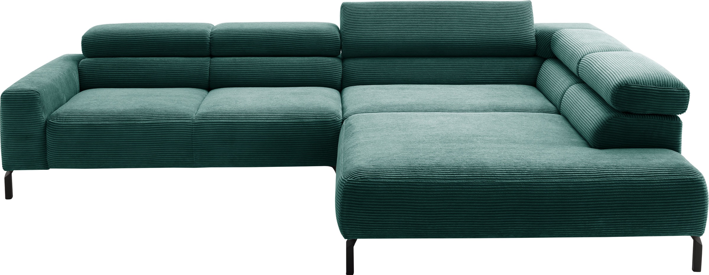 Places of Style Ecksofa "Antonelli, L-Form, inkl. Kopfteilverstellung, Brei günstig online kaufen