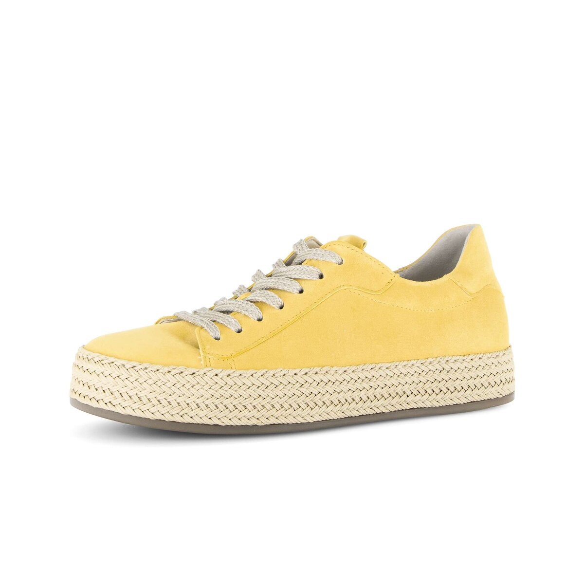 Sneaker GABOR "Sneaker low", Herren, Gr. 38,5, gelb, Schuhe Sneaker 10