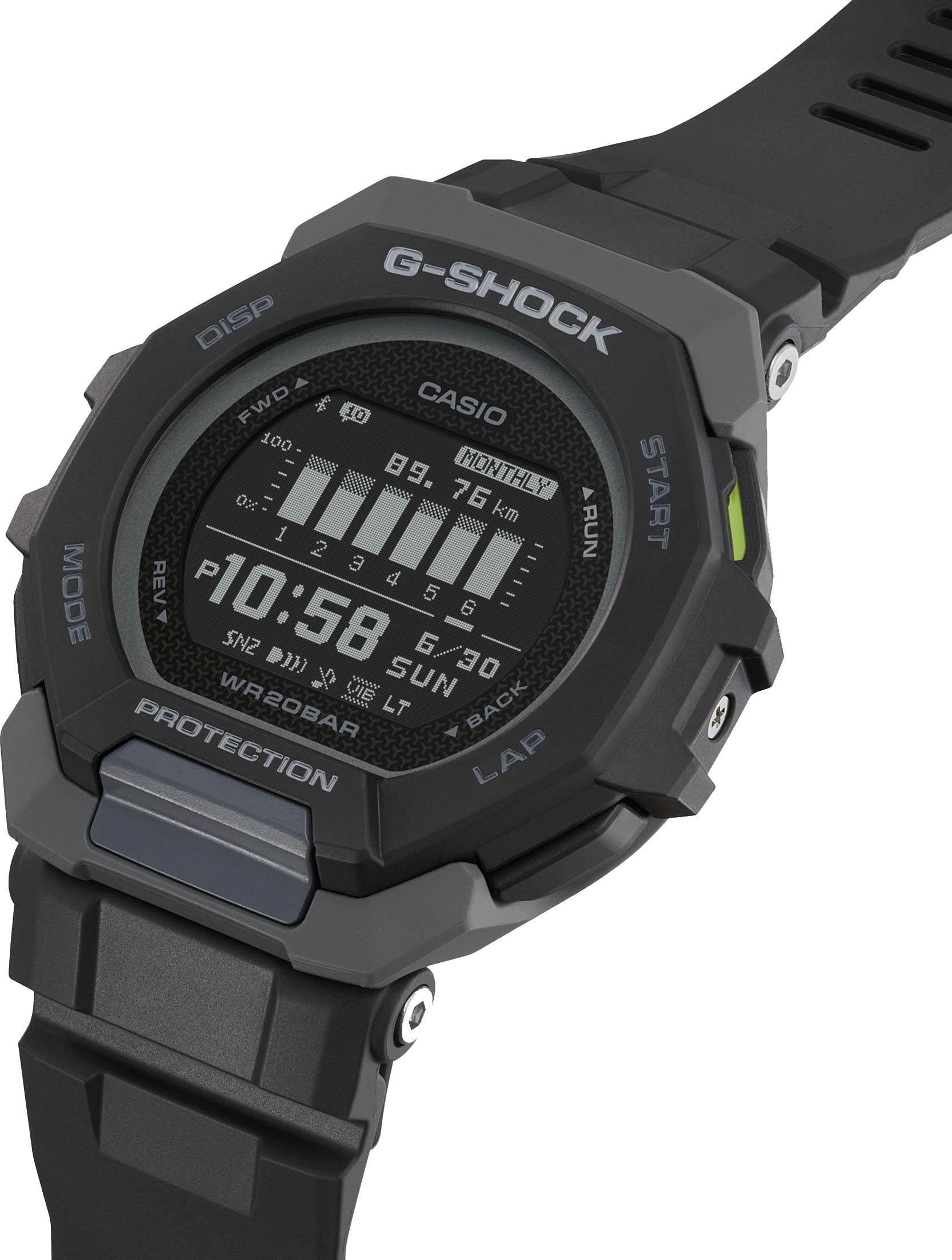 CASIO G-SHOCK Smartwatch, Armbanduhr, Herrenuhr, Bluetooth, bis 20 bar wasserdicht)