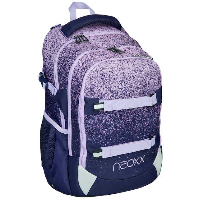 neoxx Schulrucksack »Active, Glitterally perfect«, reflektierende Details,  aus recycelten PET-Flaschen | BAUR