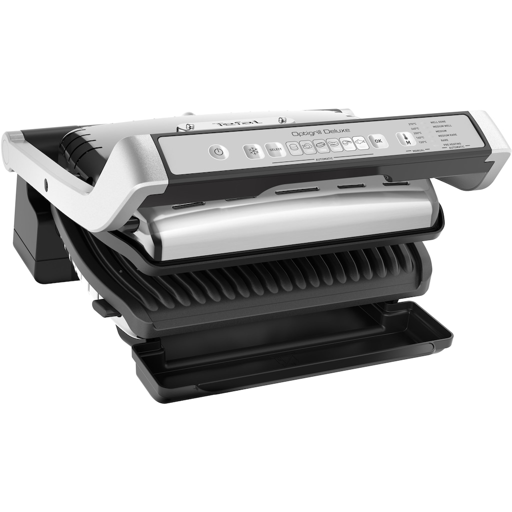 Tefal Kontaktgrill »GC707D OptiGrill Deluxe«, 2000 W