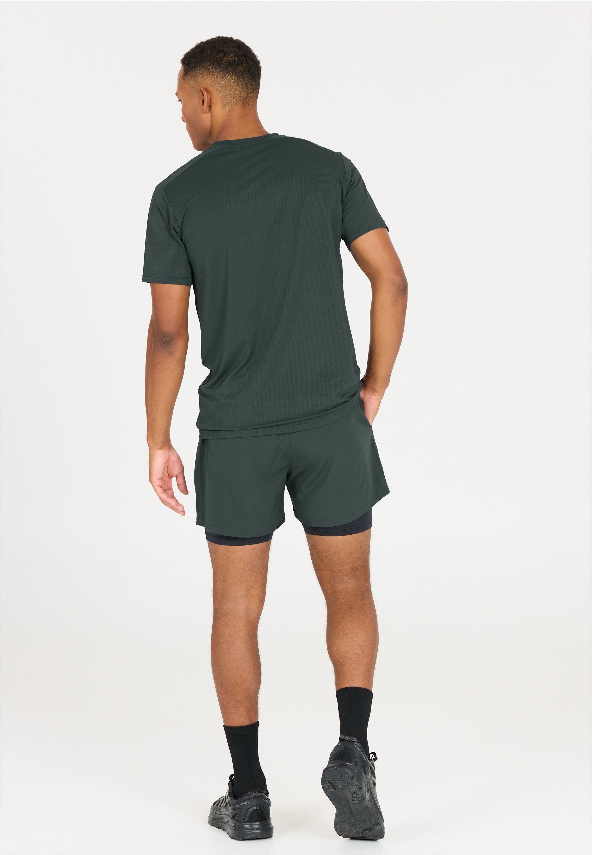 ENDURANCE Shorts »Kros«, Im 2-in-1-Design mit Quick Dry und Stretch-Funktion