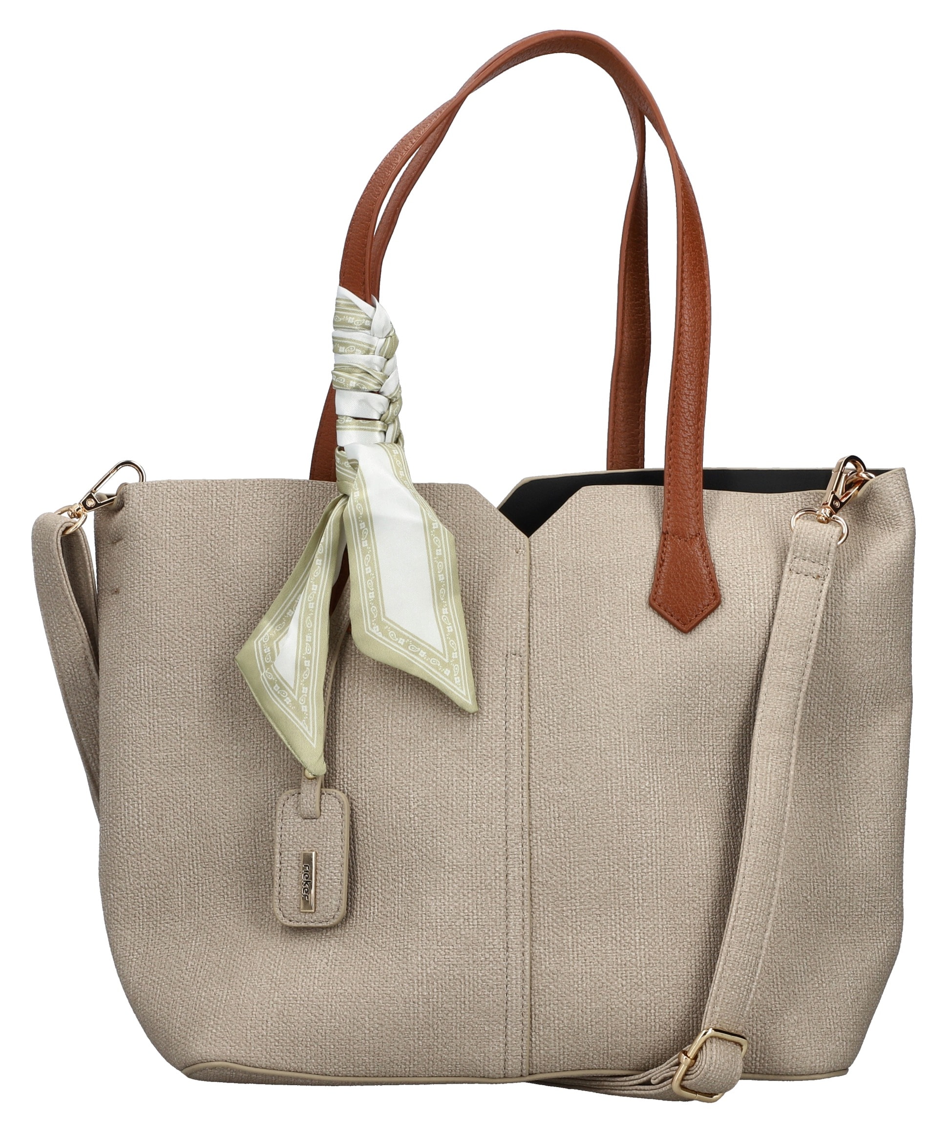 Rieker Henkeltasche, Schultertasche Damen mit abnehmbarem Logo-Anhänger günstig online kaufen