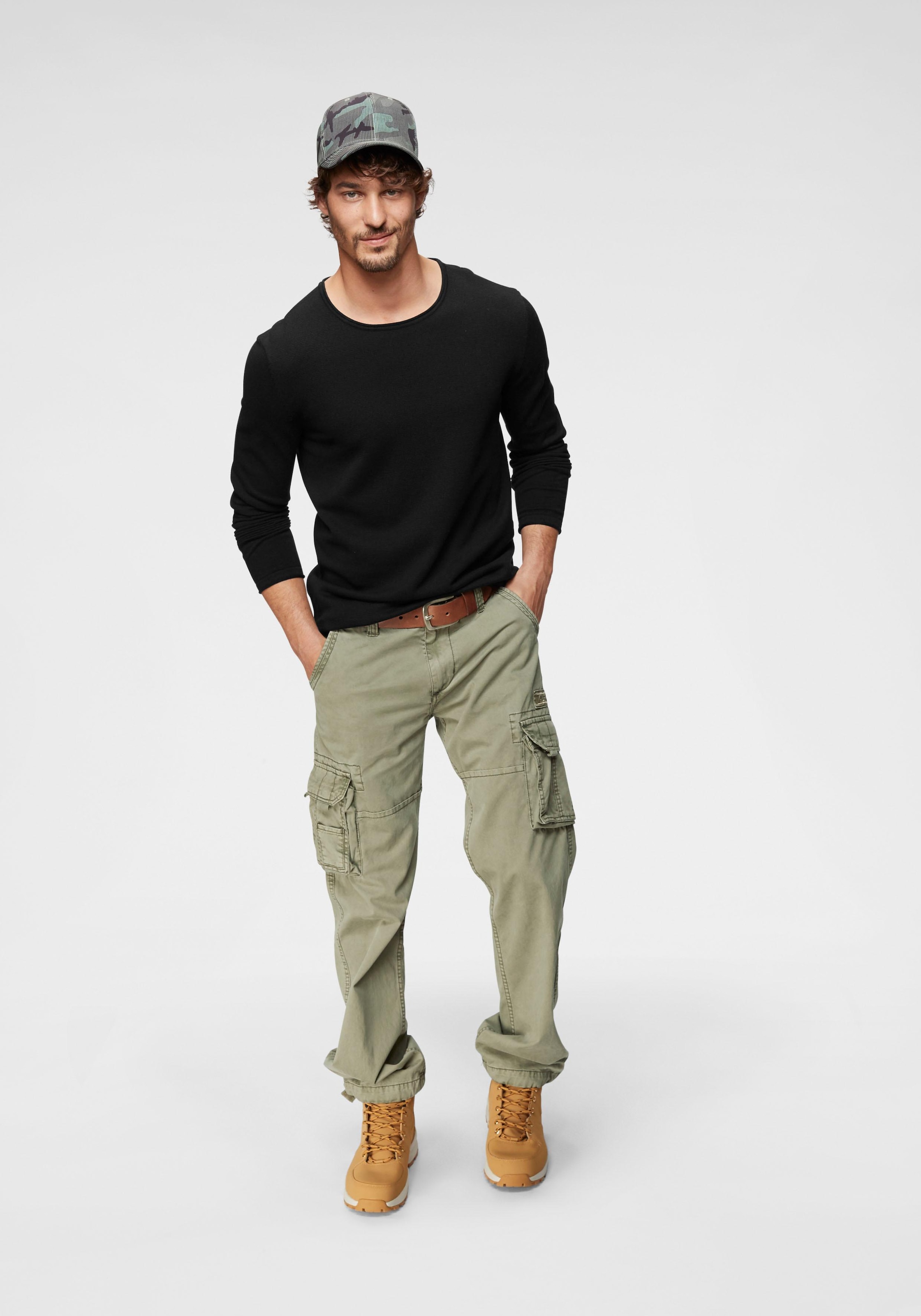 Alpha Industries Cargohose »Jet Pant«, mit seitlichen Cargotaschen und Kordelzug am Beinabschluss