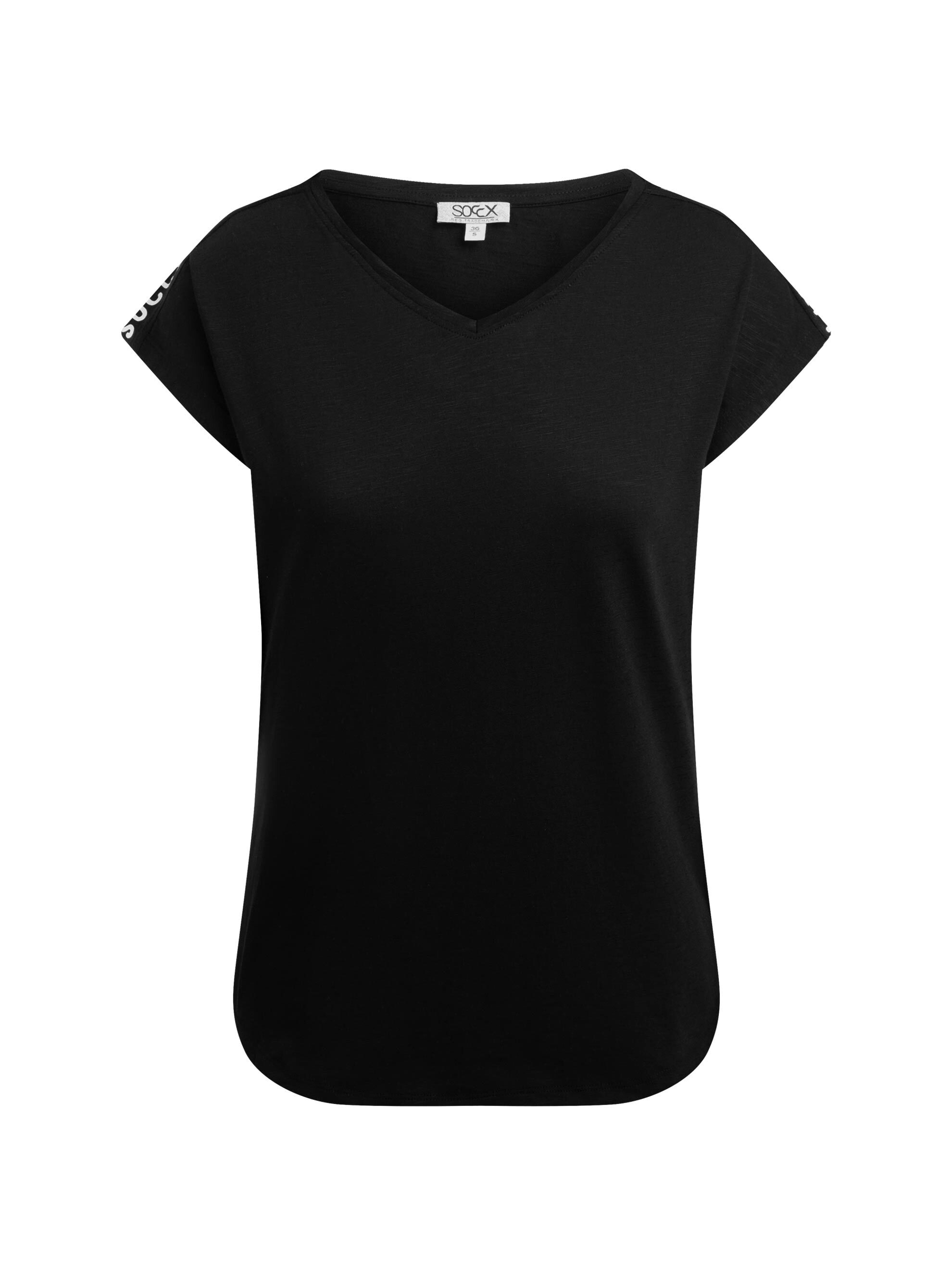 SOCCX V-Shirt mit überschnittener Schulter