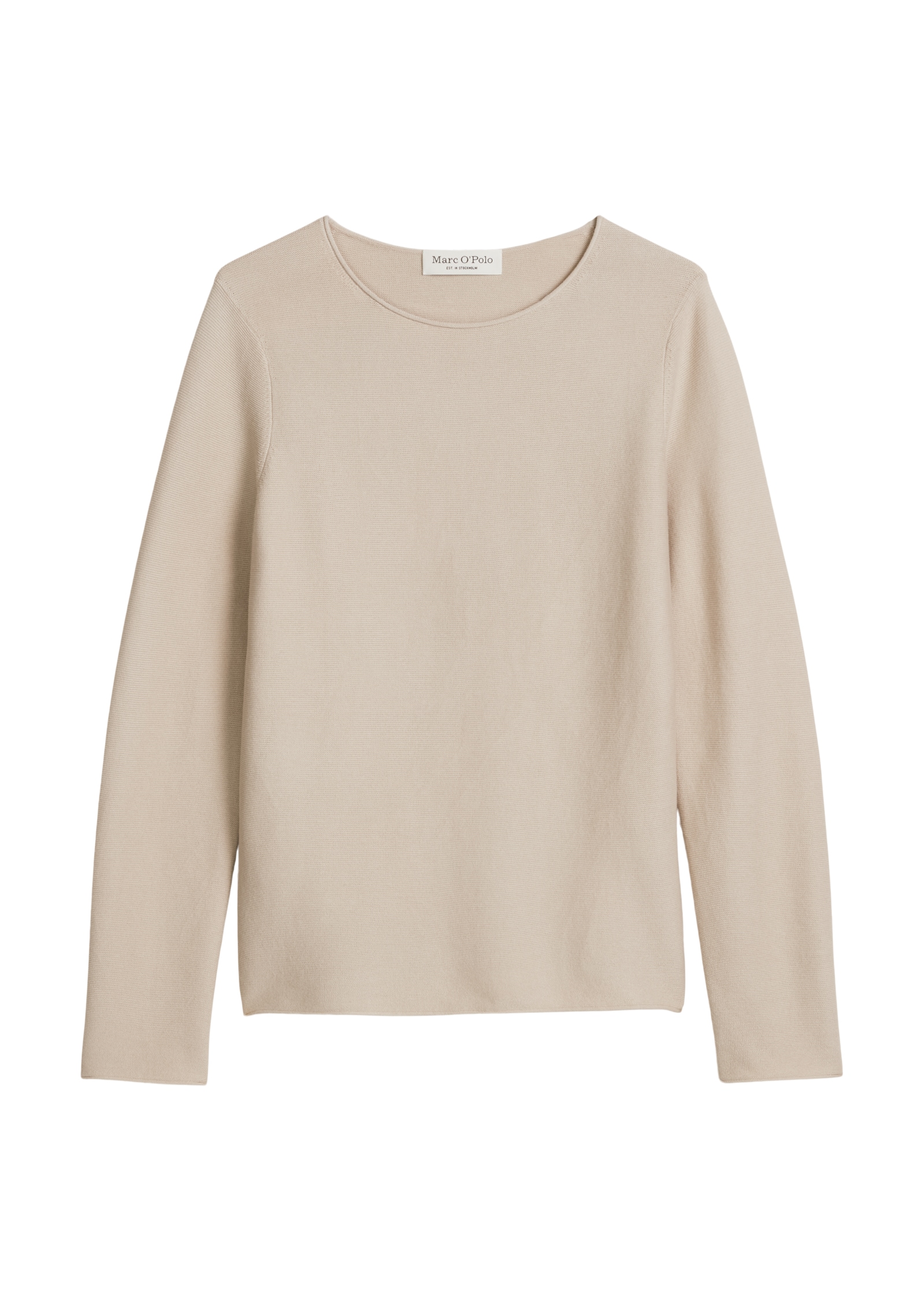 Marc OPolo Strickpullover slim fit aus softem Organic Cotton, mit Rollkante günstig online kaufen