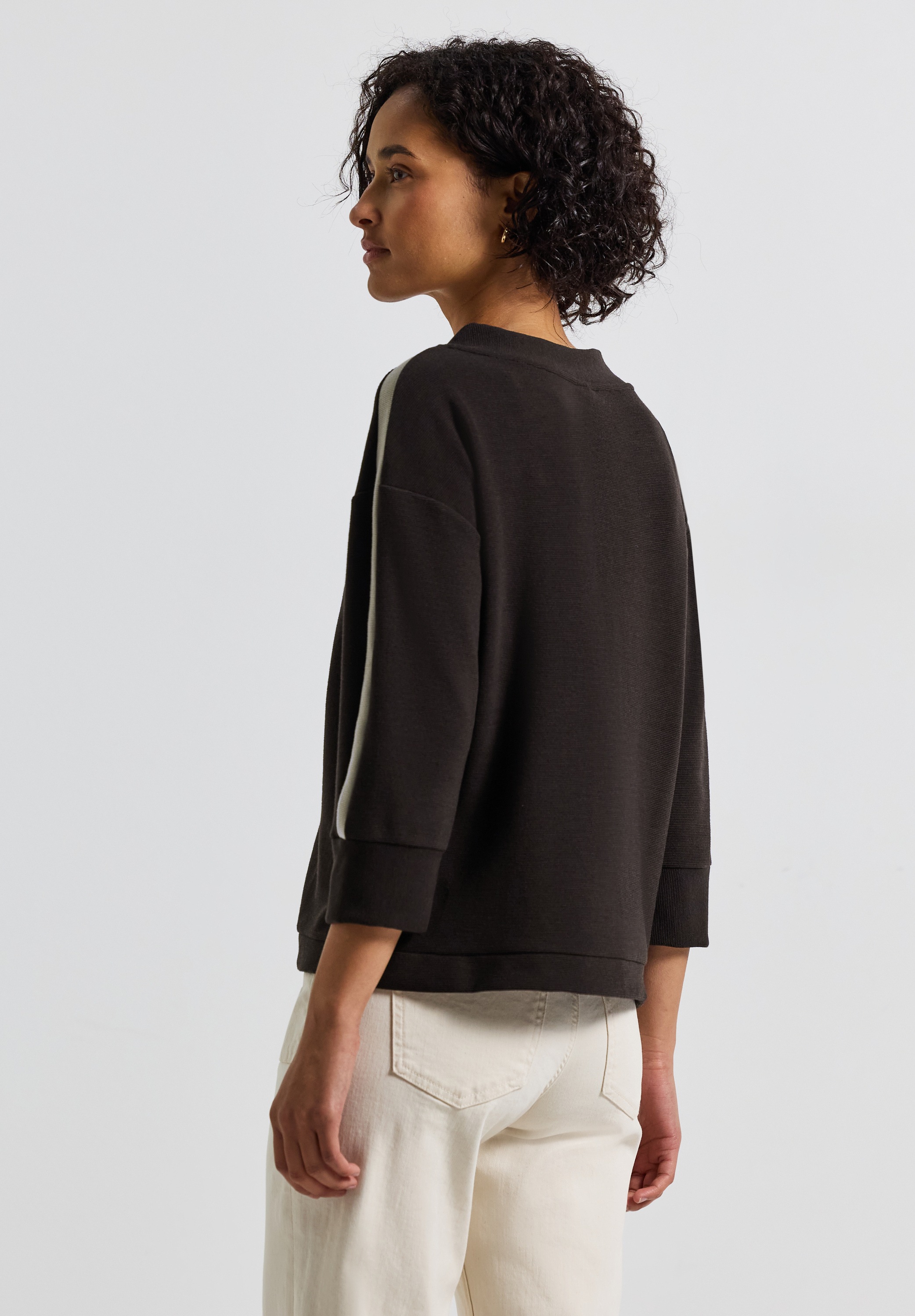 STREET ONE 3/4-Arm-Shirt, mit U-Boot-Ausschnitt günstig online kaufen