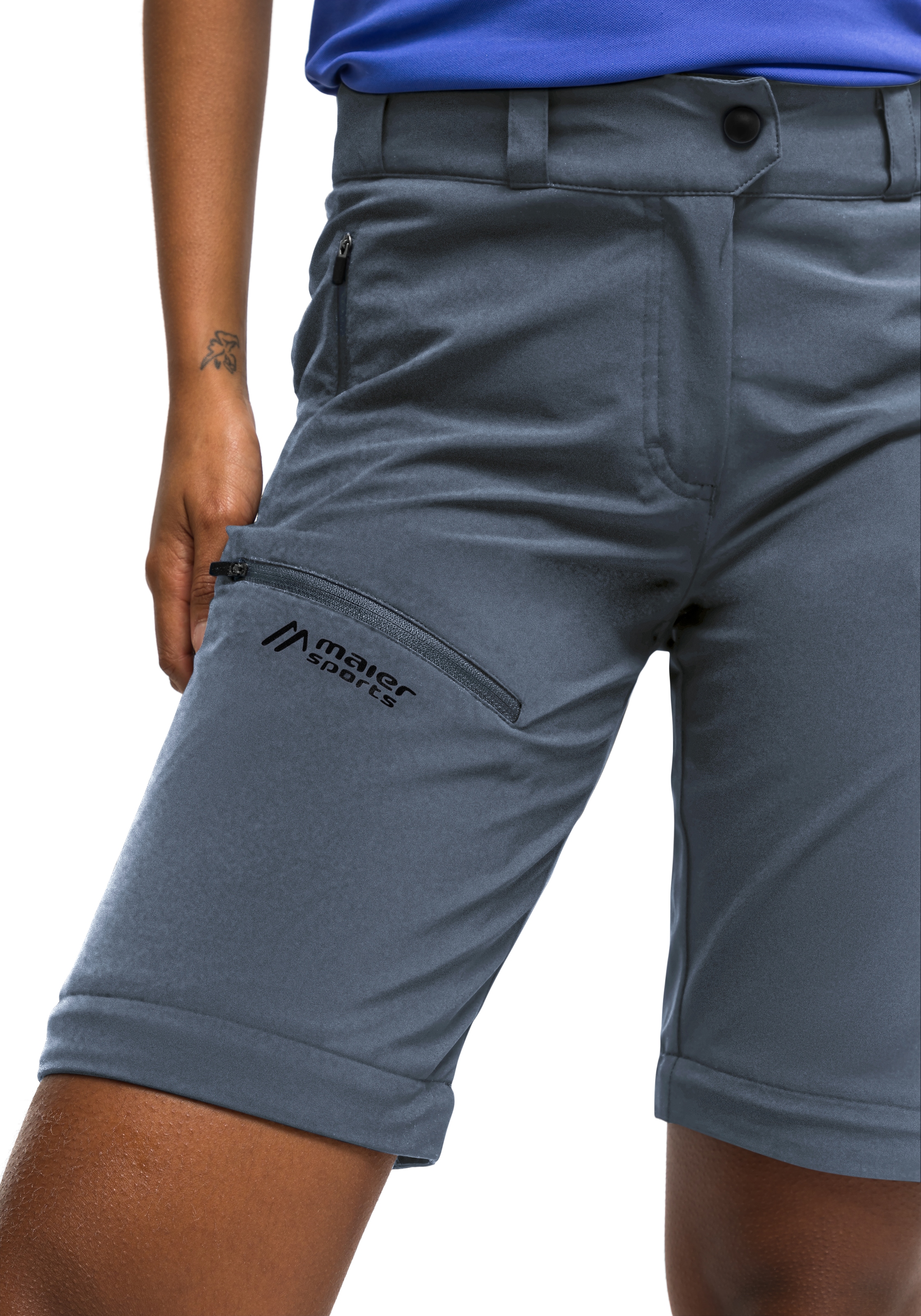 Maier Sports Funktionshose »Latit Zip W«, Bequeme Outdoorhose mit bequemem Schnitt