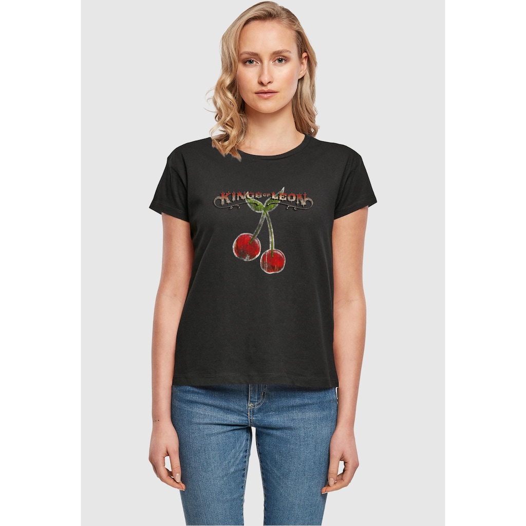 Merchcode T-Shirt »Merchcode Damen Ladies Kings Of Leon - Cherries Box Tee«, (1 tlg.)
