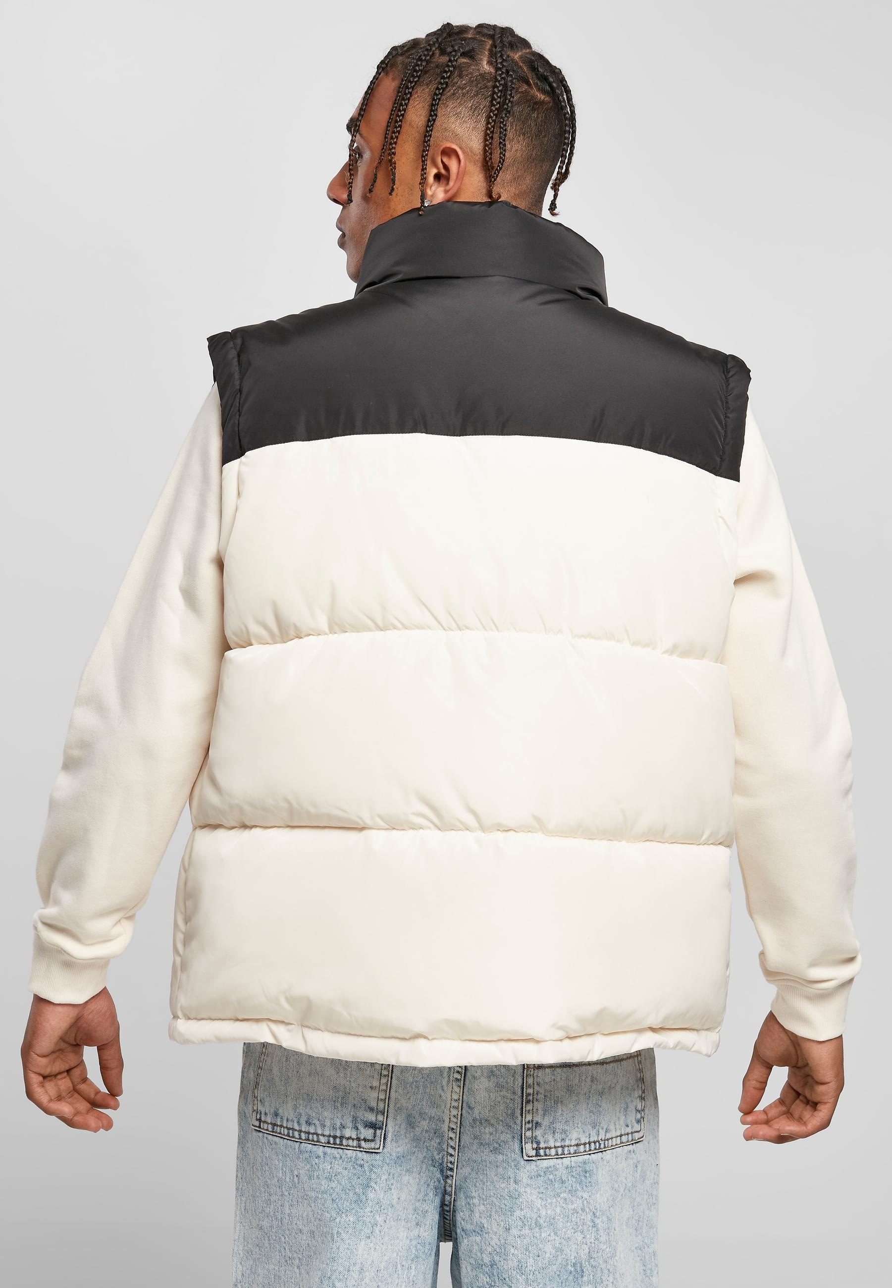 URBAN CLASSICS Jerseyweste »Urban Classics Herren Block Puffer Vest«, (1 tlg.)