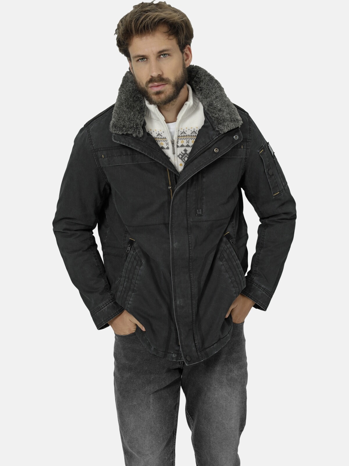 Babista Blouson "Jacke LUCIVARA", (1 St.), mit elegantem Kragen