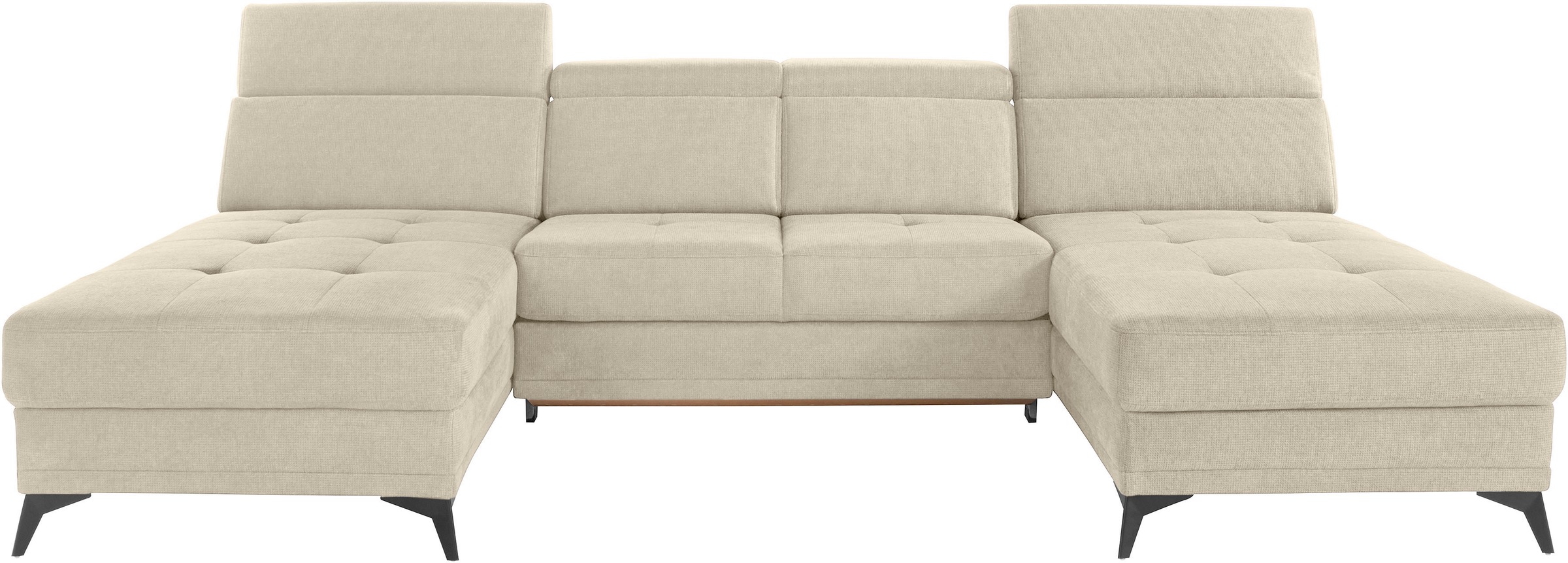 Home affaire "Cardiz U-Form" inkl.Kopfteilverstellung und Federkern wahlwei günstig online kaufen