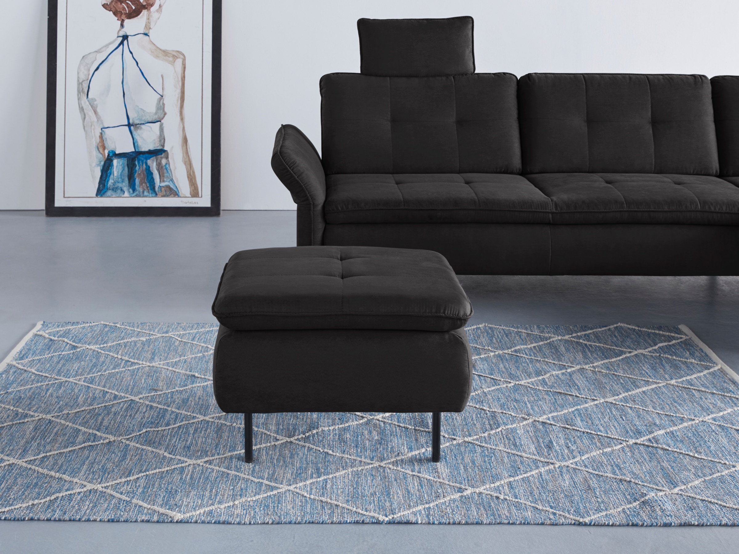 Home affaire Polsterhocker "Birkholm" passend zur Serie "Birkholm", B/T/H: günstig online kaufen