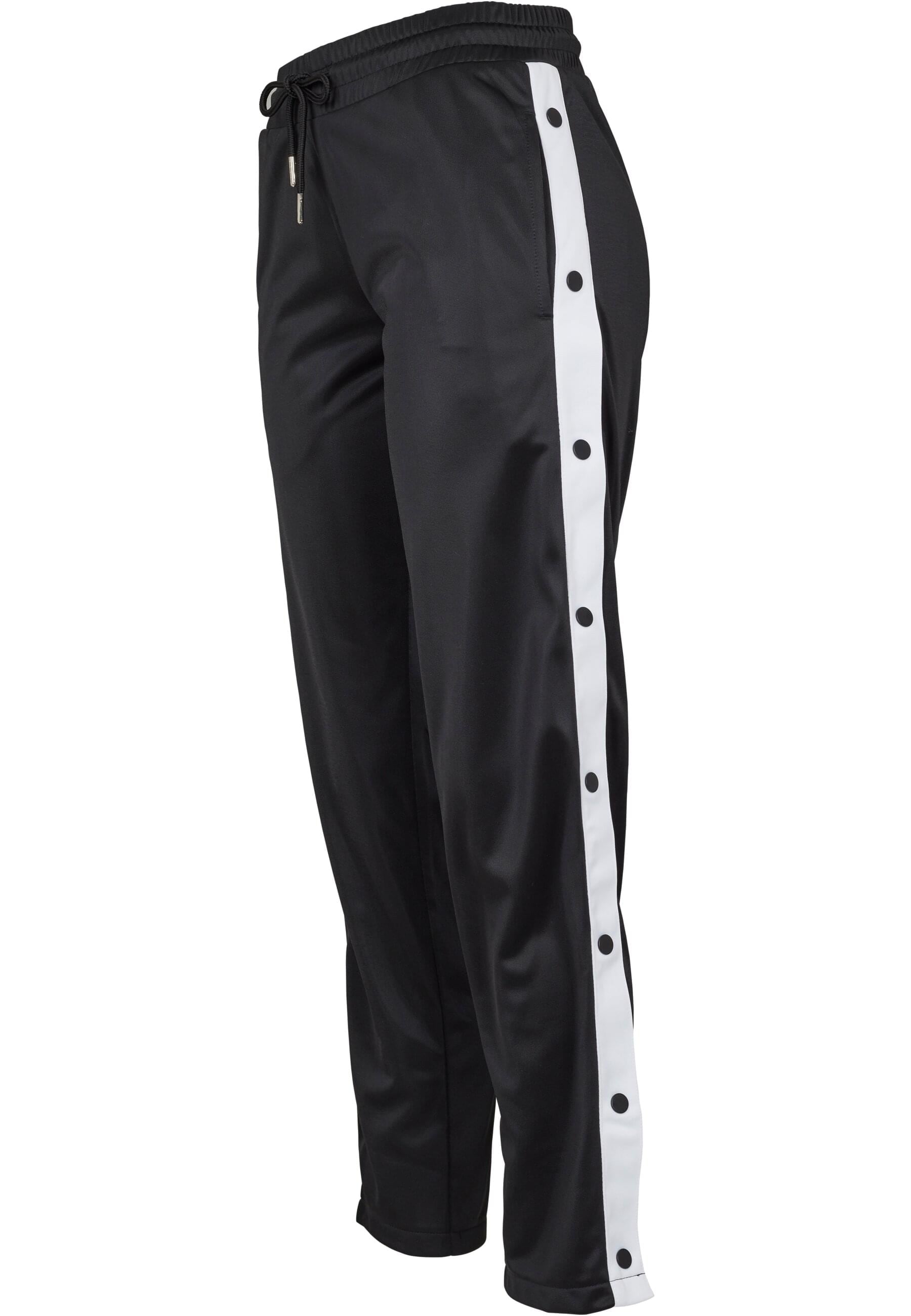 URBAN CLASSICS Stoffhose »Urban Classics Damen Ladies Button Up Track Pants«, (1 tlg.)