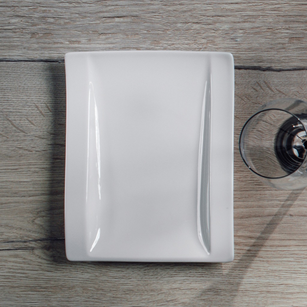 Villeroy & Boch Brotteller »Brotteller NewWave 18 x 15 cm 4er Set weiß«